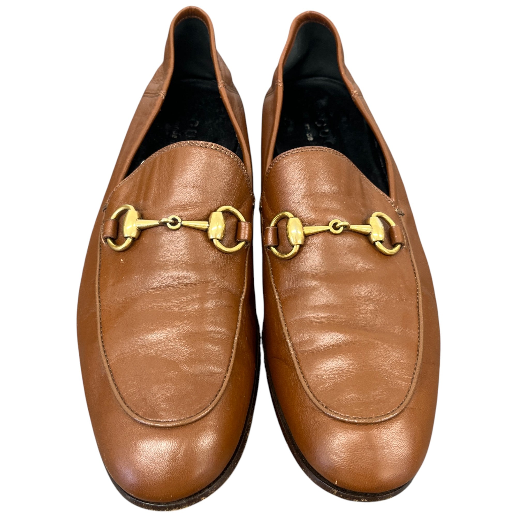 Men's Jordaan Horesbit Leather Loafers Brown Size EU 40 / UK 6