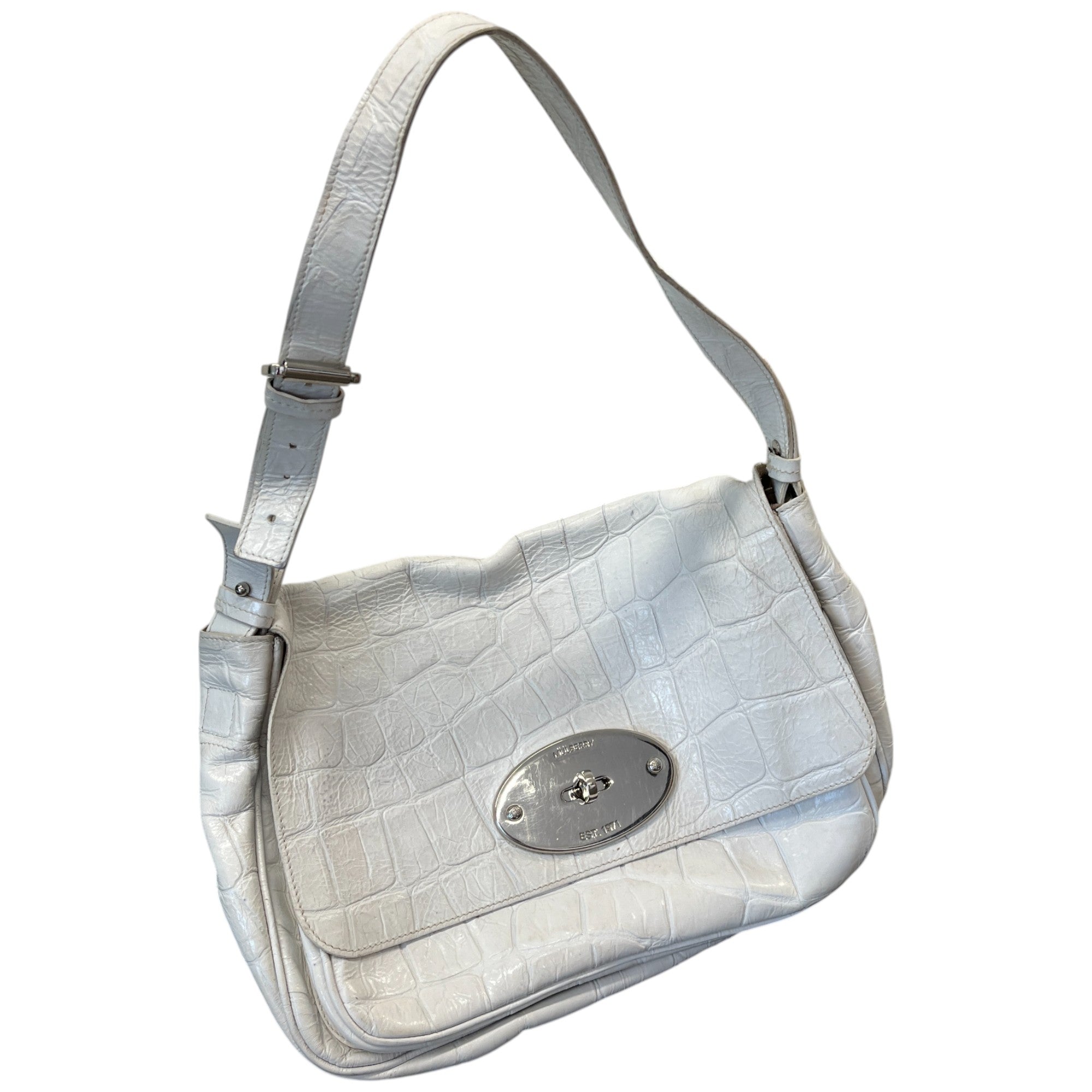 Women's Lily Messenger Bag White