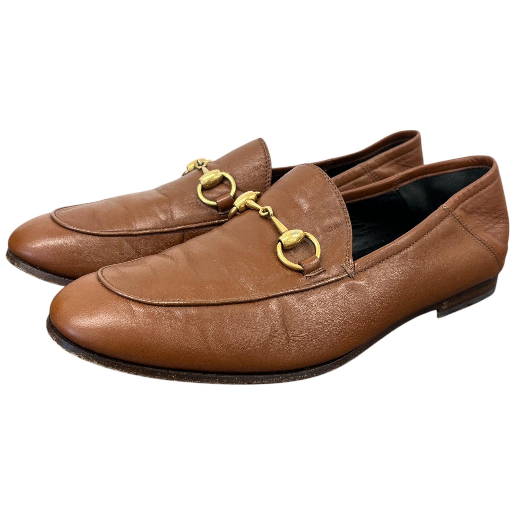 Men's Jordaan Horesbit Leather Loafers Brown Size EU 40 / UK 6