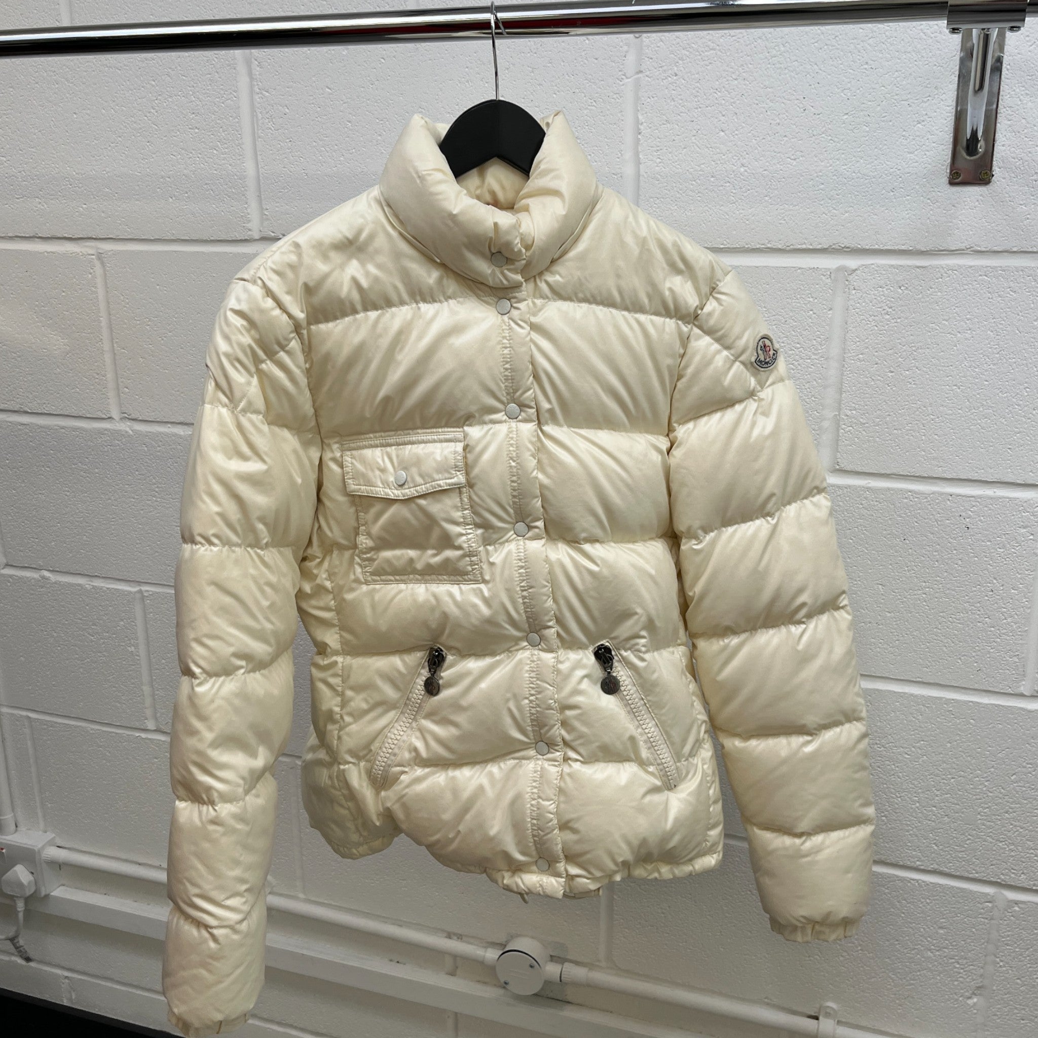 Women's Berengere Down Jacket Cream Size 3 / UK 14