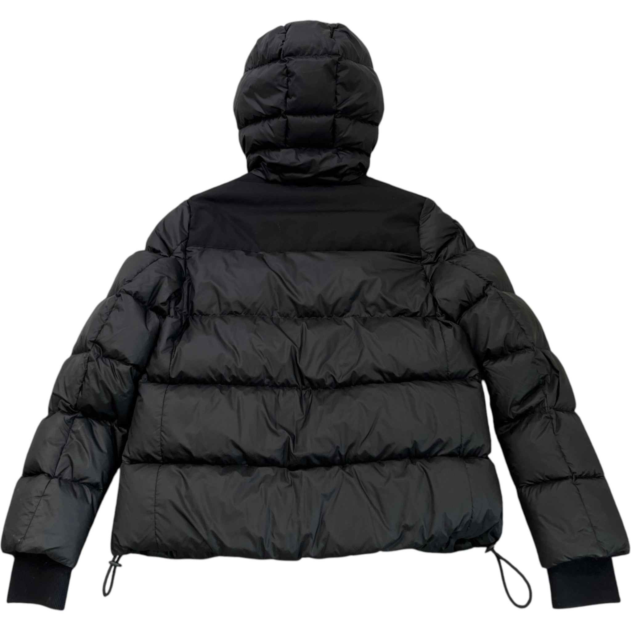 Women's Logo Patch Down Jacket Black Size S