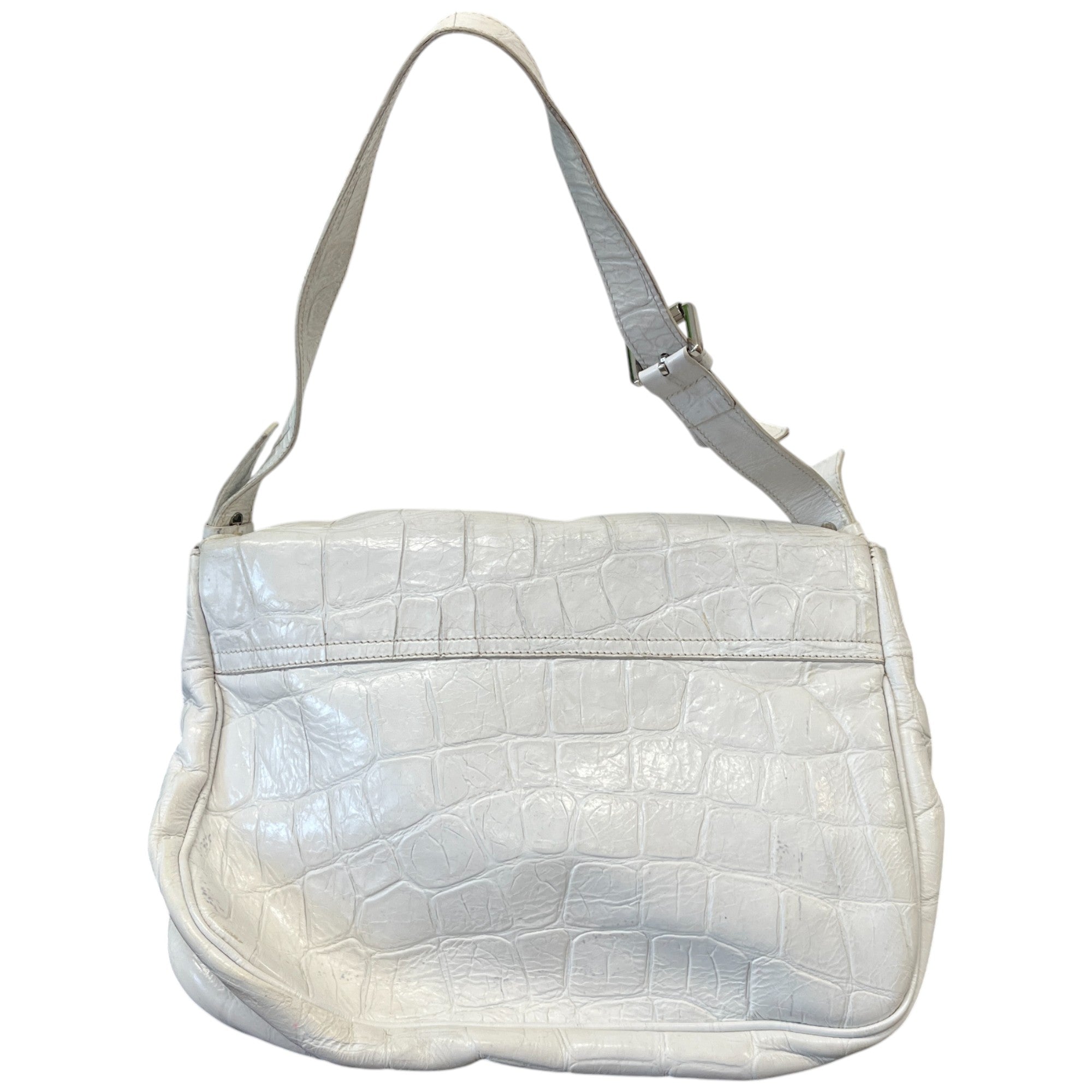 Women's Lily Messenger Bag White