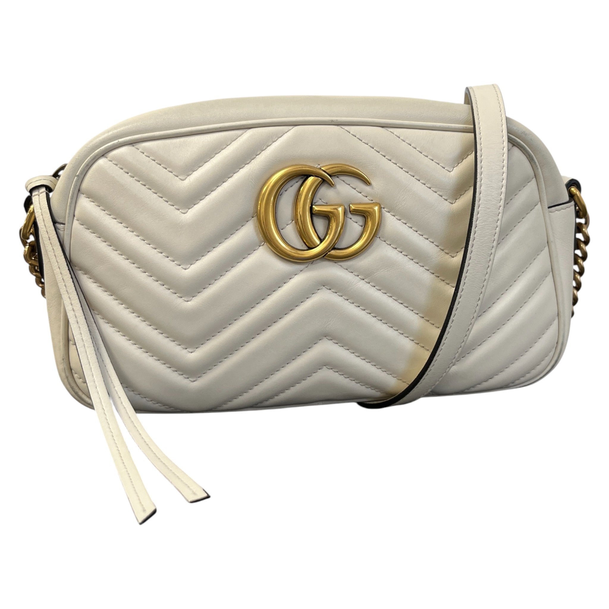 Women's Gg Marmont Camera Bag Cream