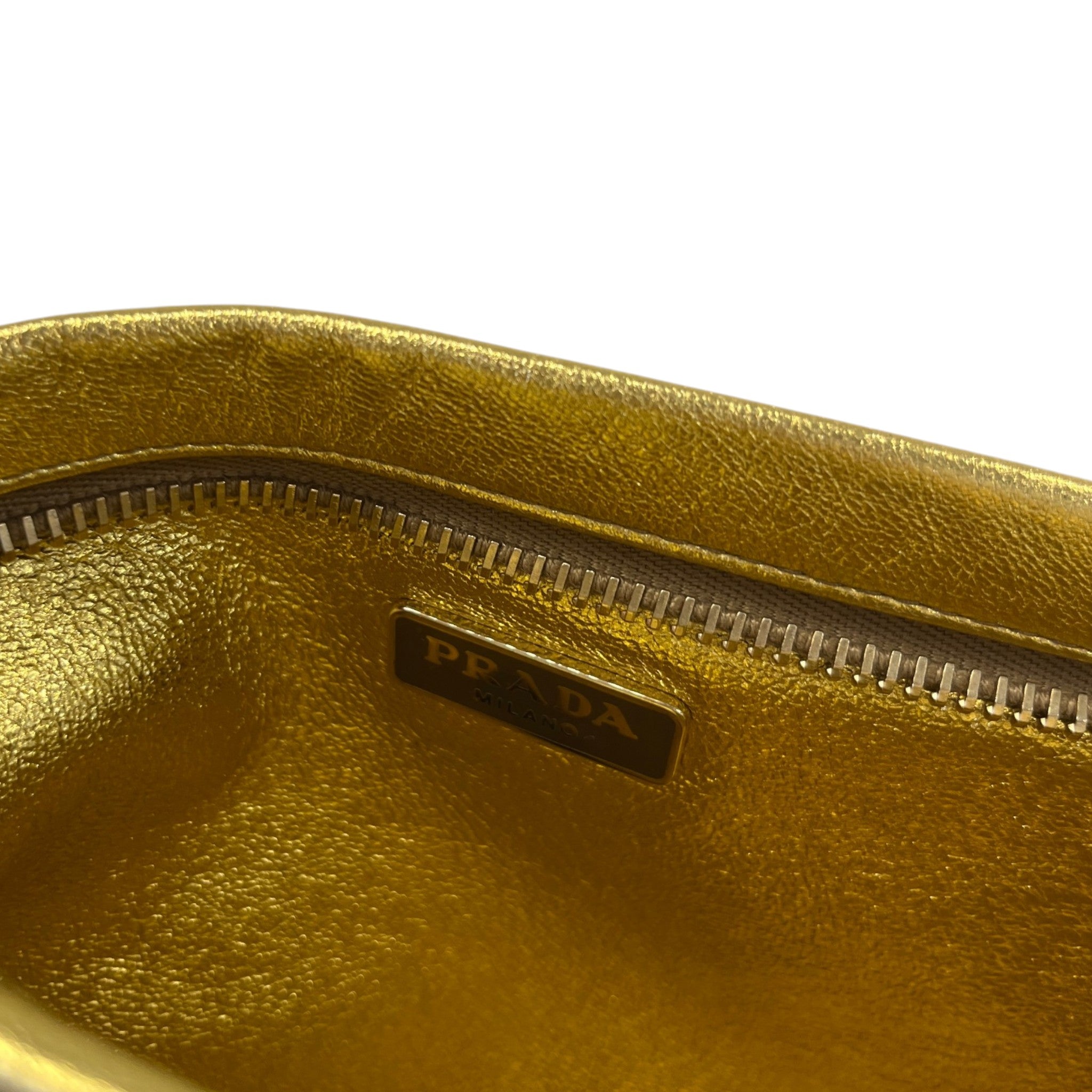 Women's Metallic Envelope Clutch Gold