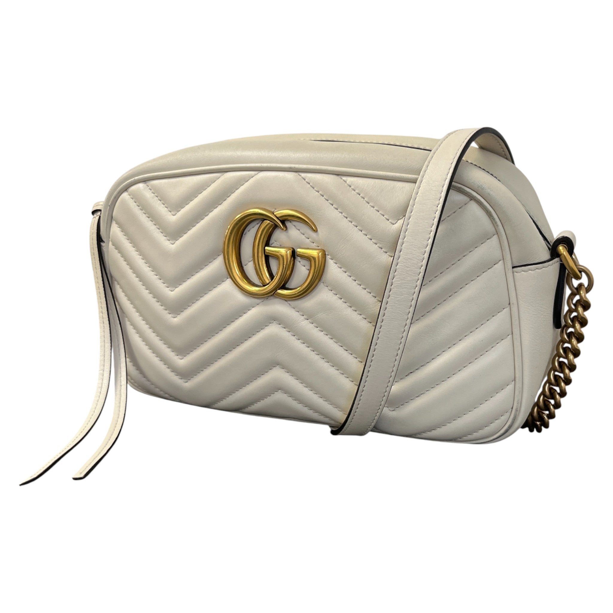 Women's Gg Marmont Camera Bag Cream