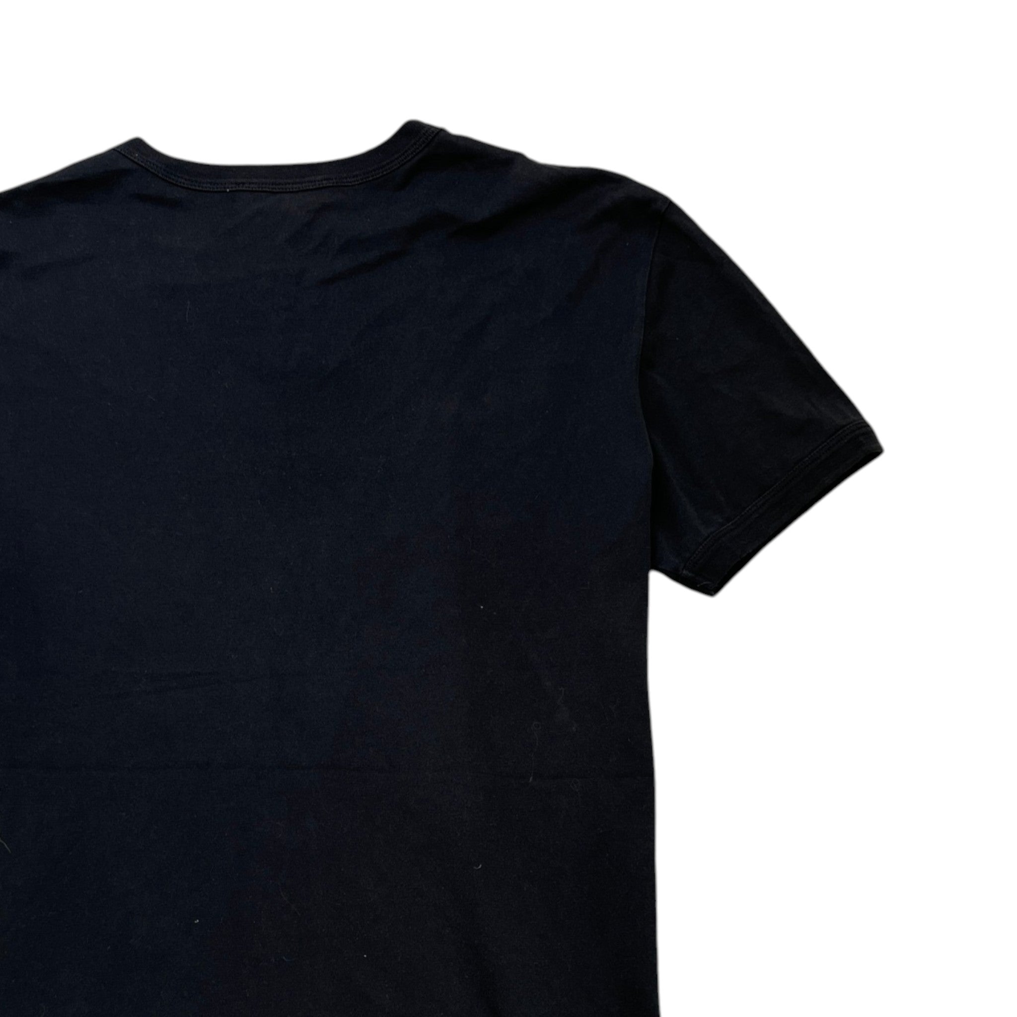 Men's Embroidered Logo T-Shirt Black Size IT 46 / UK S