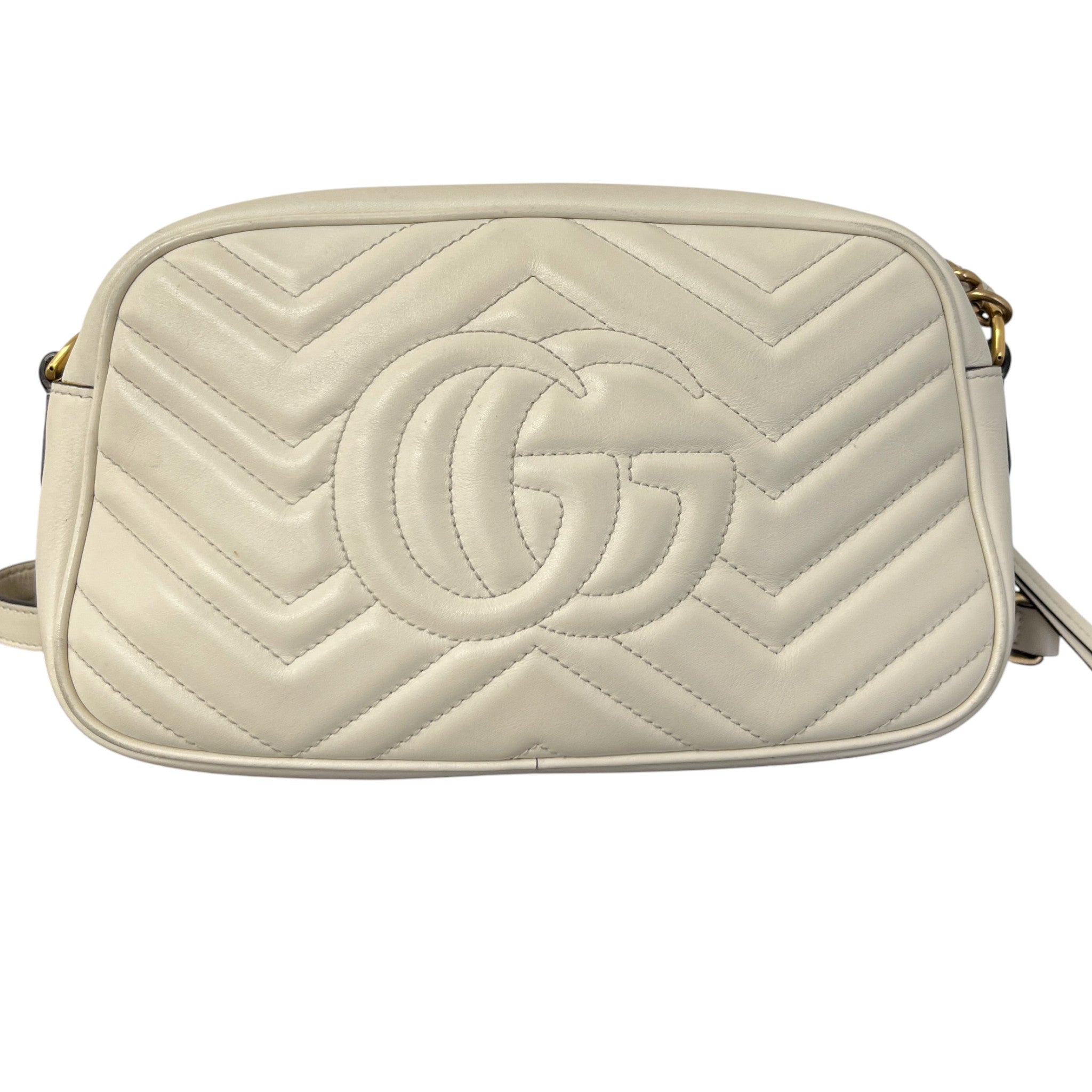 Women's Gg Marmont Camera Bag Cream