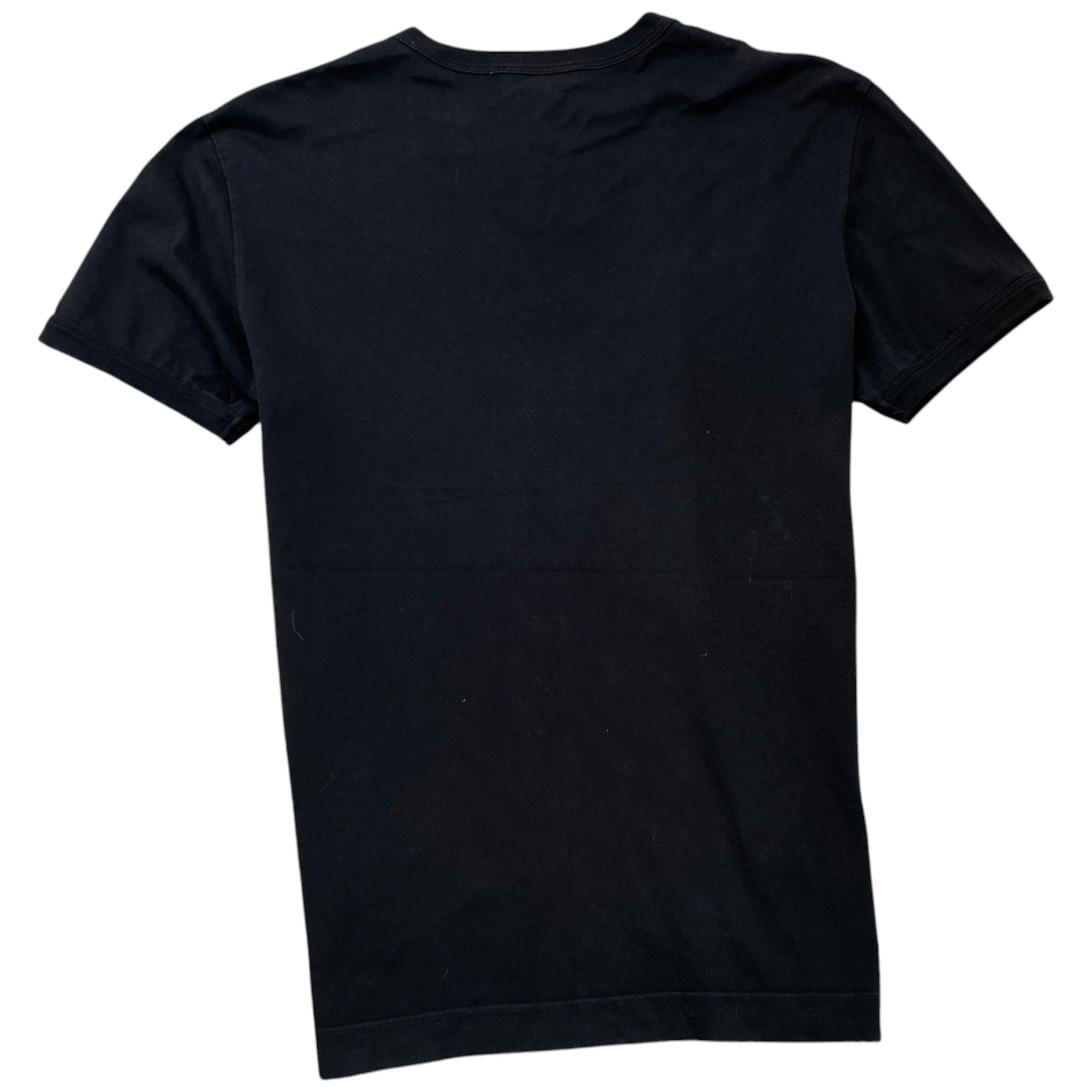 Men's Embroidered Logo T-Shirt Black Size IT 46 / UK S