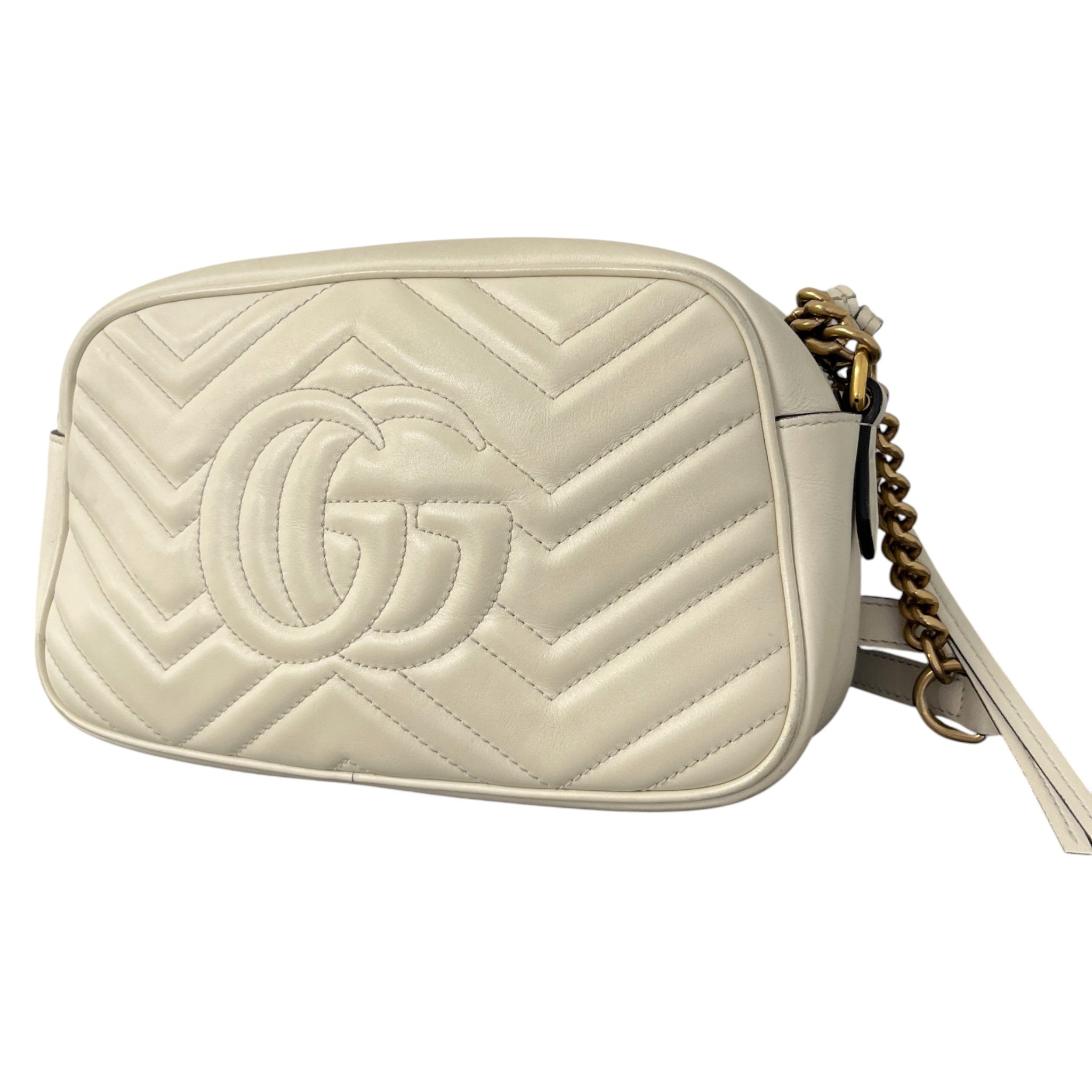 Women's Gg Marmont Camera Bag Cream