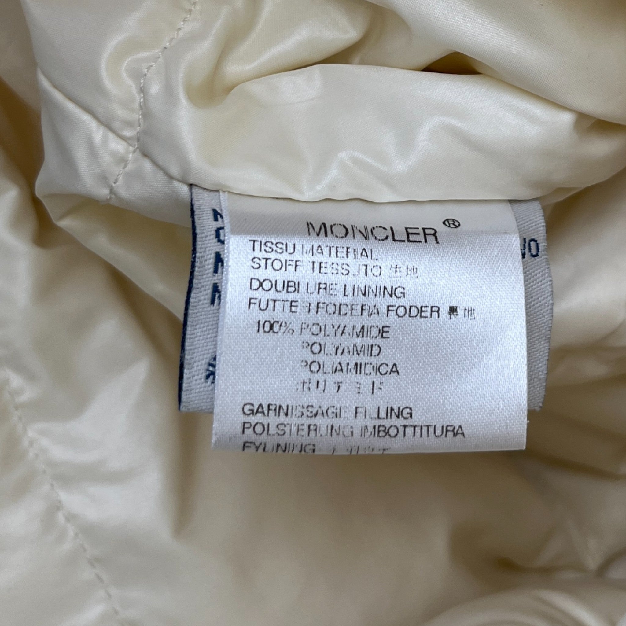 Women's Berengere Down Jacket Cream Size 3 / UK 14