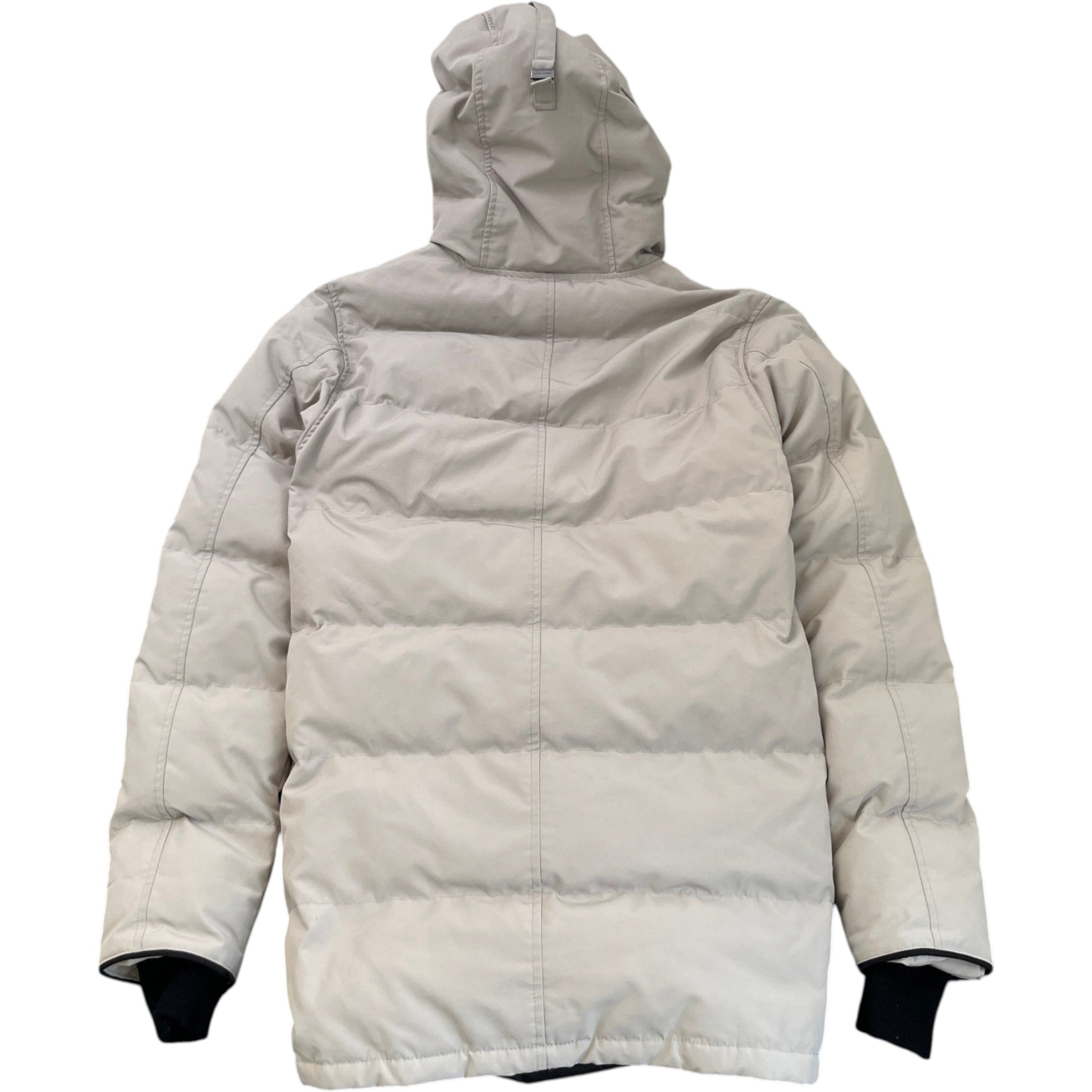 Men's Carson Fur Limestone Down Jacket Beige Size M