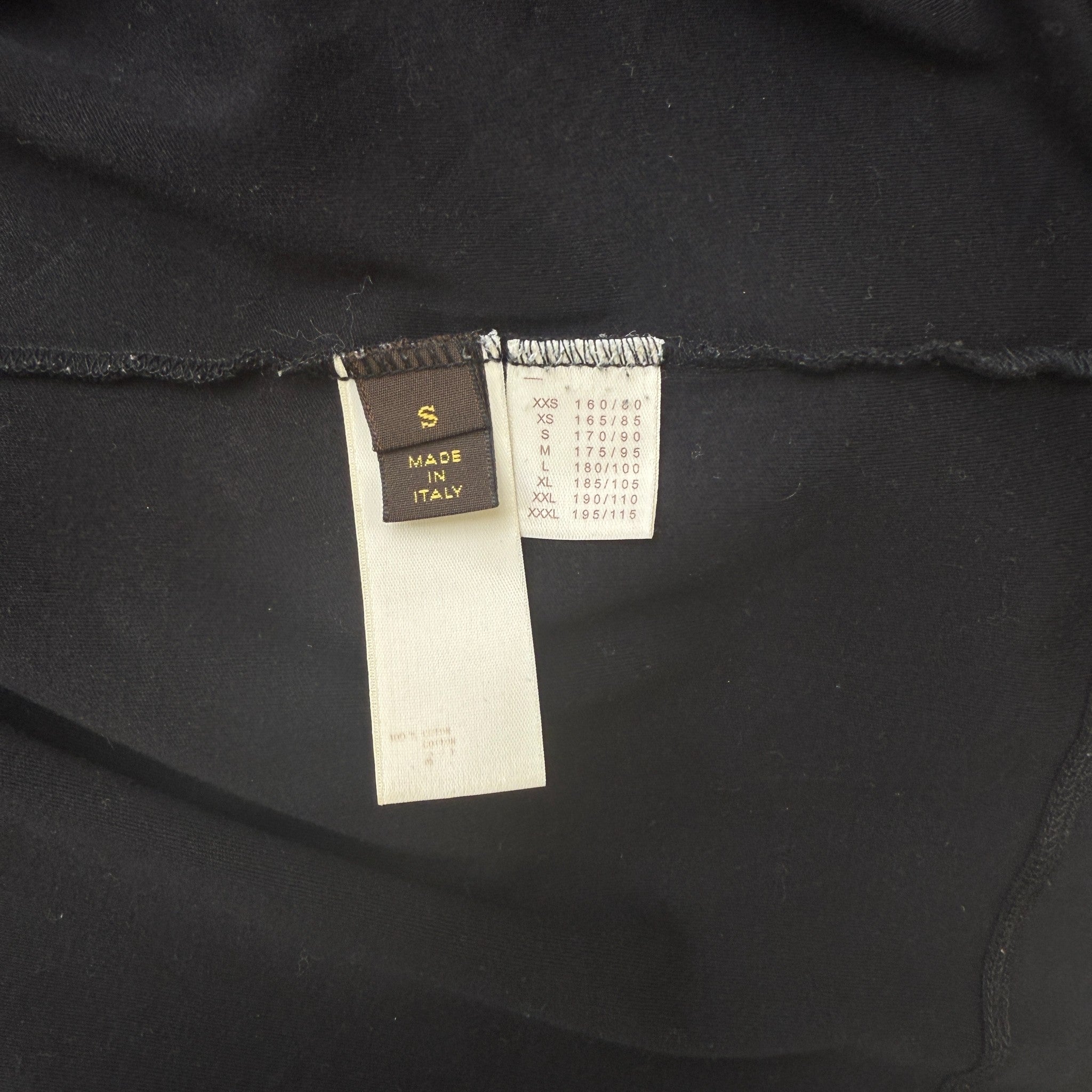 Men's Logo Pocket Print T-Shirt Black Size S