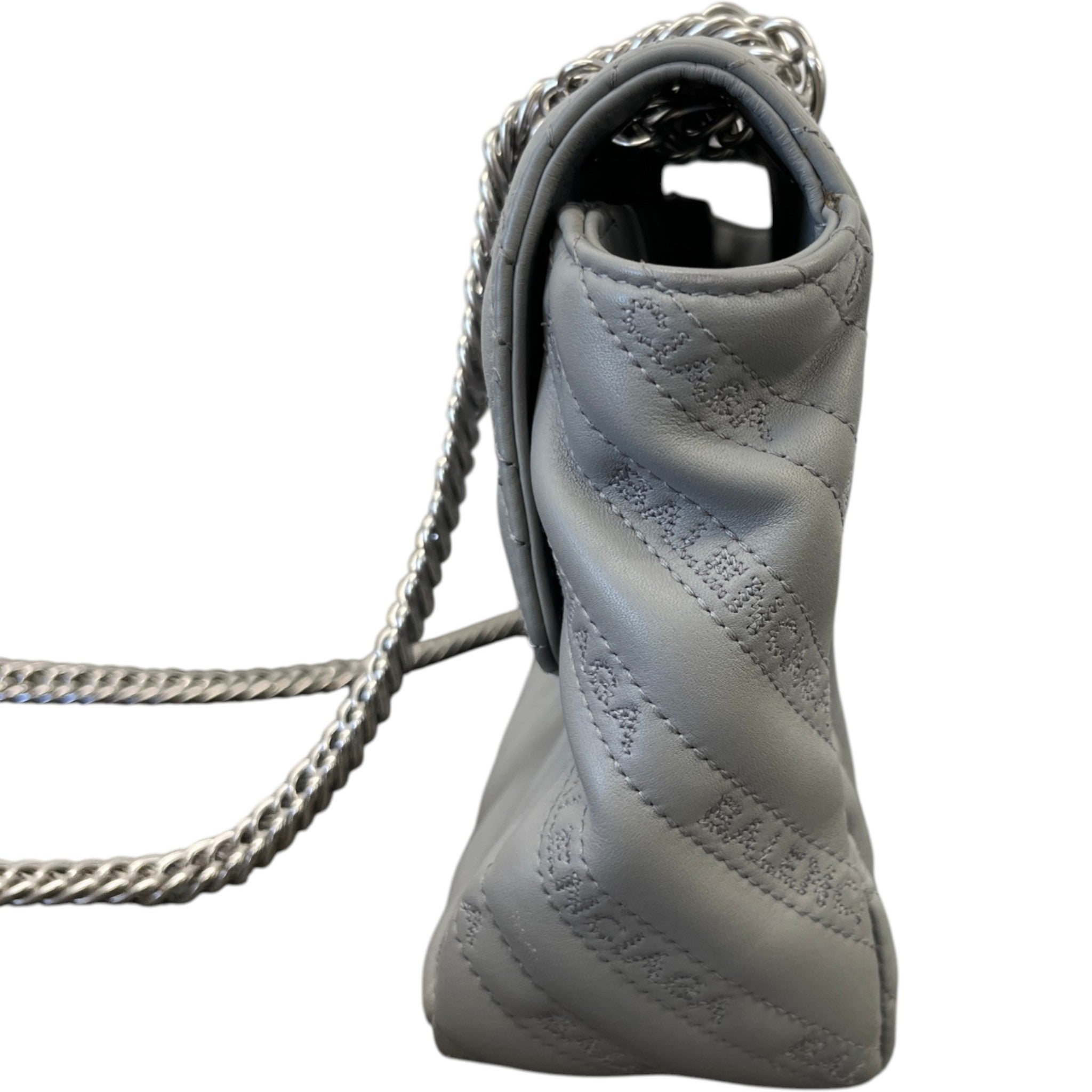 Women's Bb Quilted Embossed Bag Grey