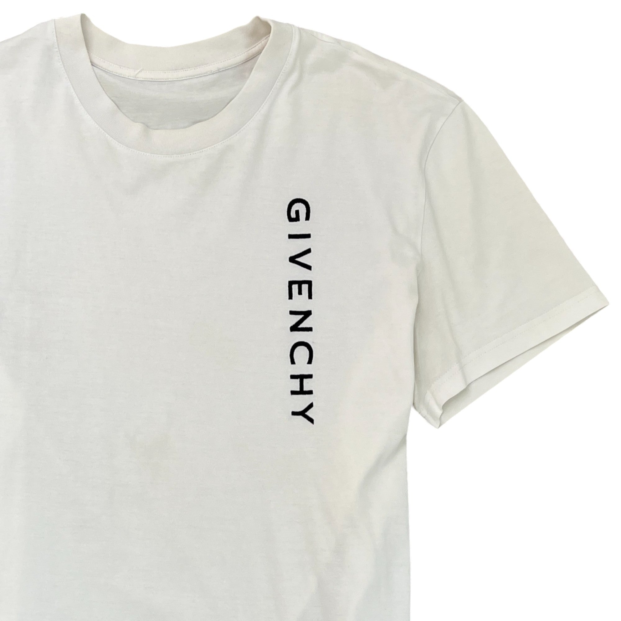 Men's Logo Print T-Shirt White Size XL