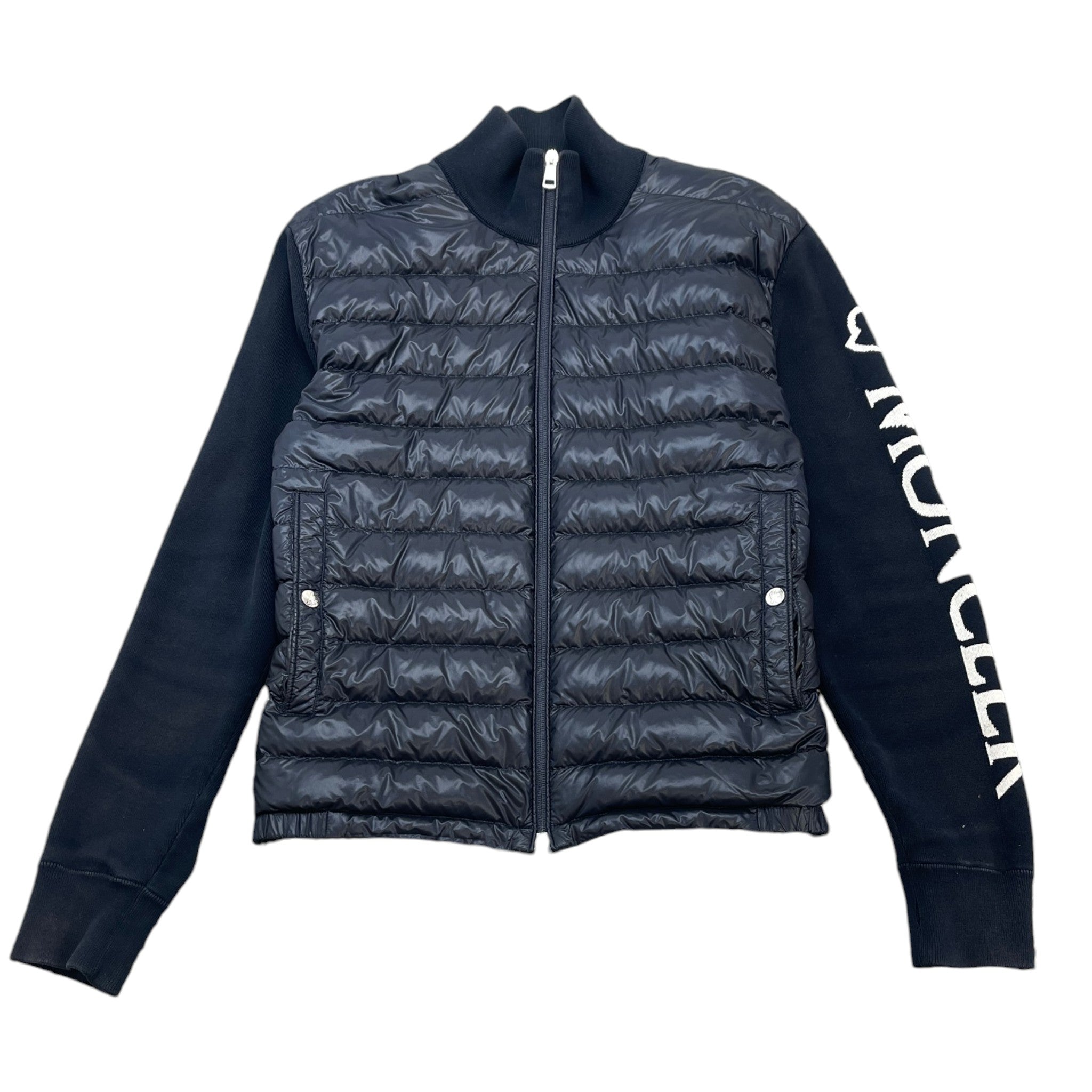 Men's Cardigan Tricot Jacket Navy Size L