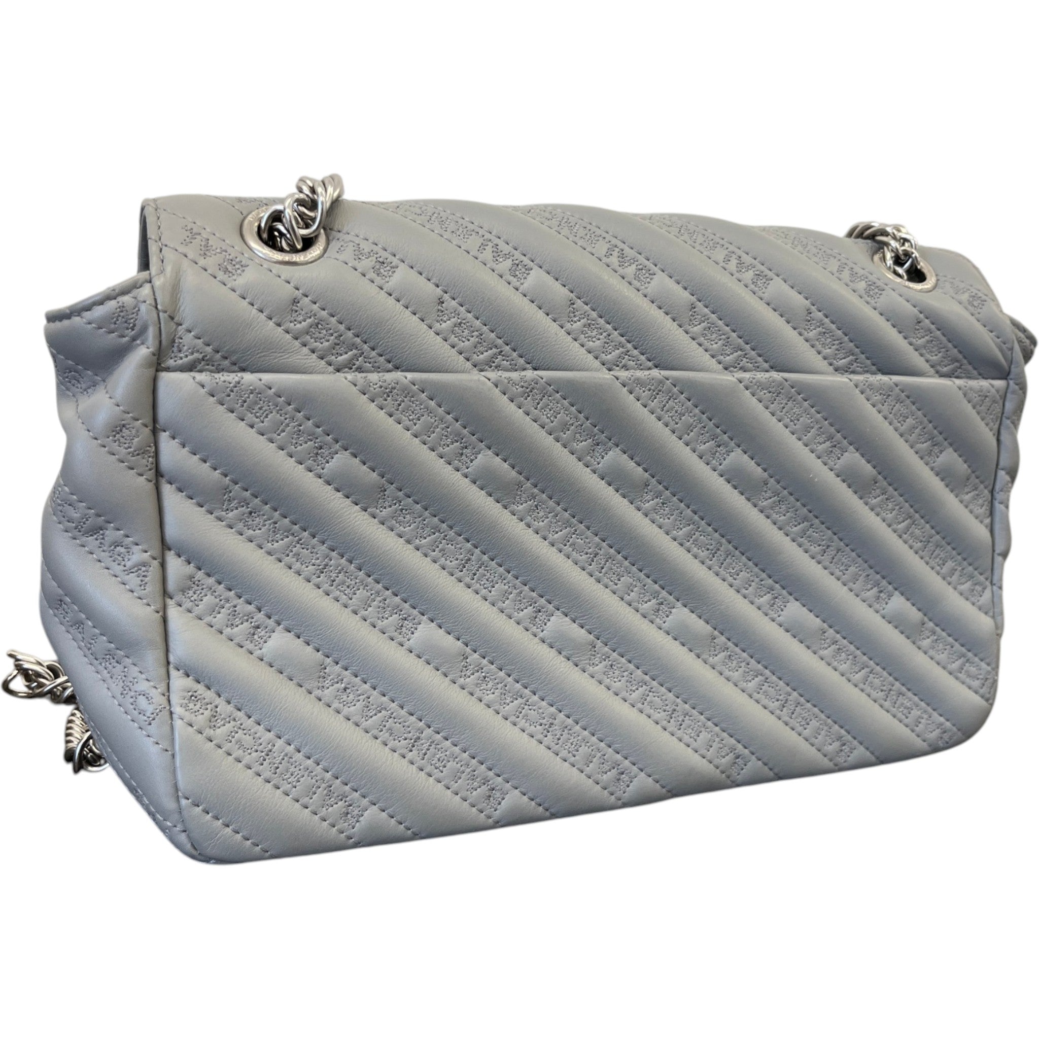 Women's Bb Quilted Embossed Bag Grey