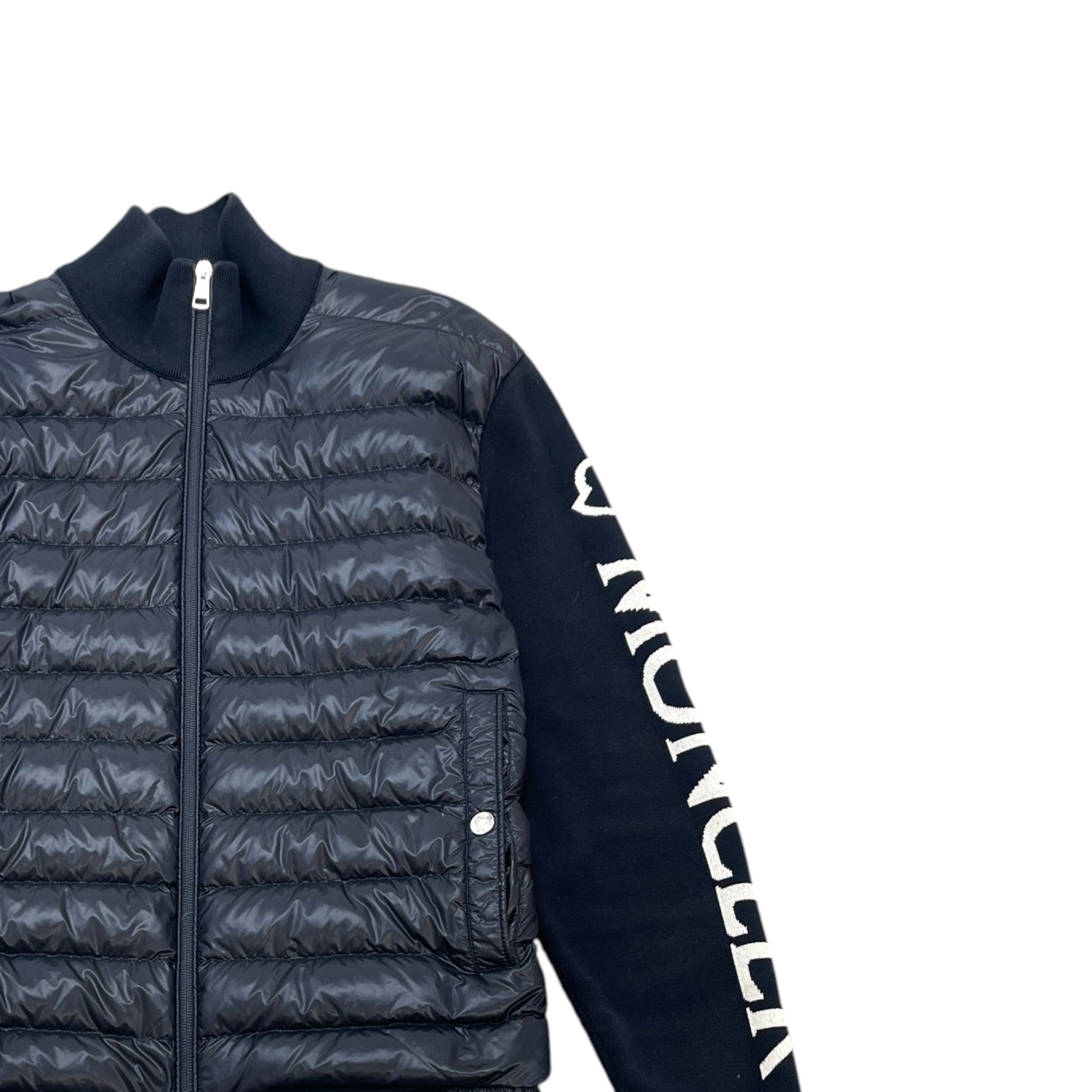 Men's Cardigan Tricot Jacket Navy Size L