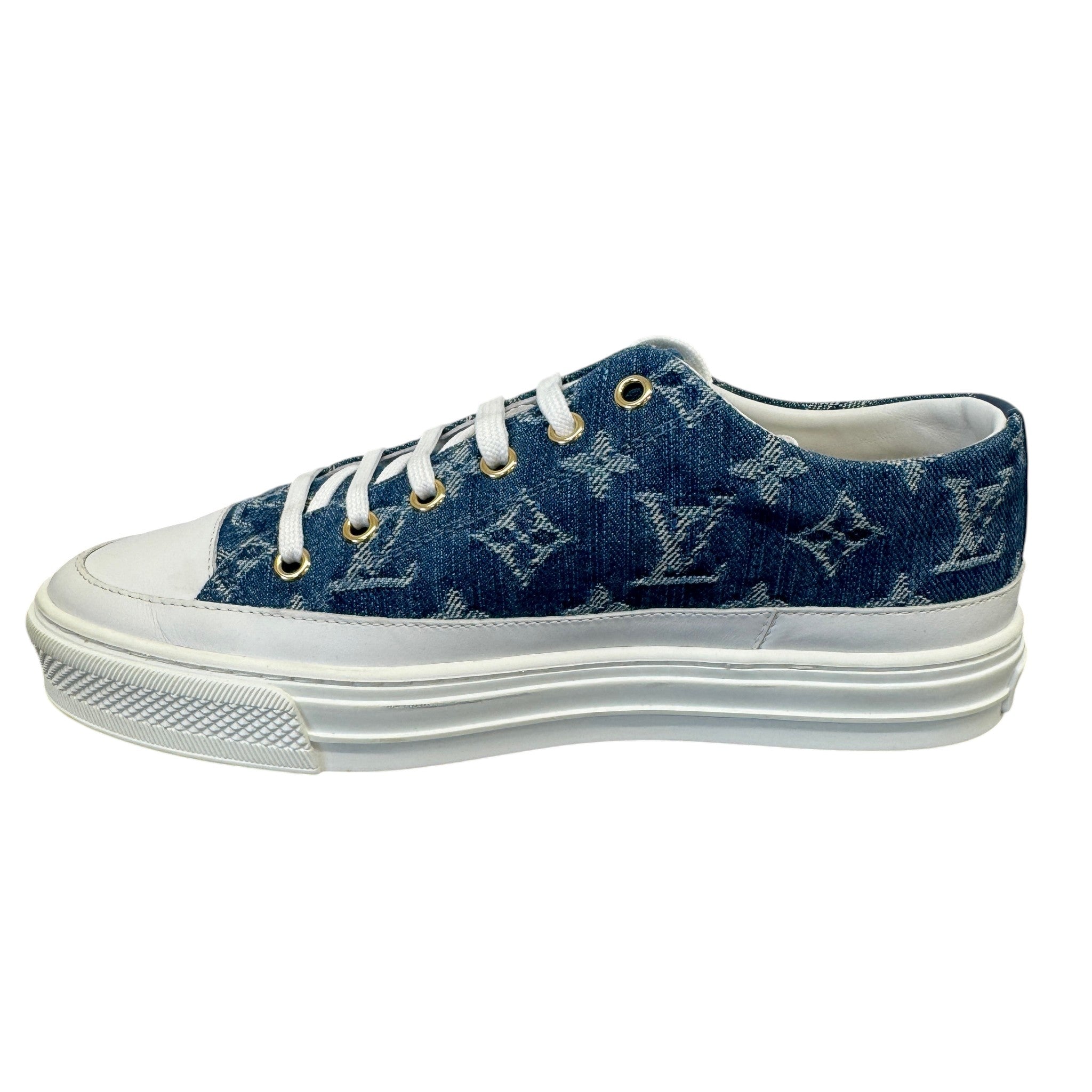 Women's Monogram Stellar Low Trainers Blue Size EU 37.5 / UK 4.5