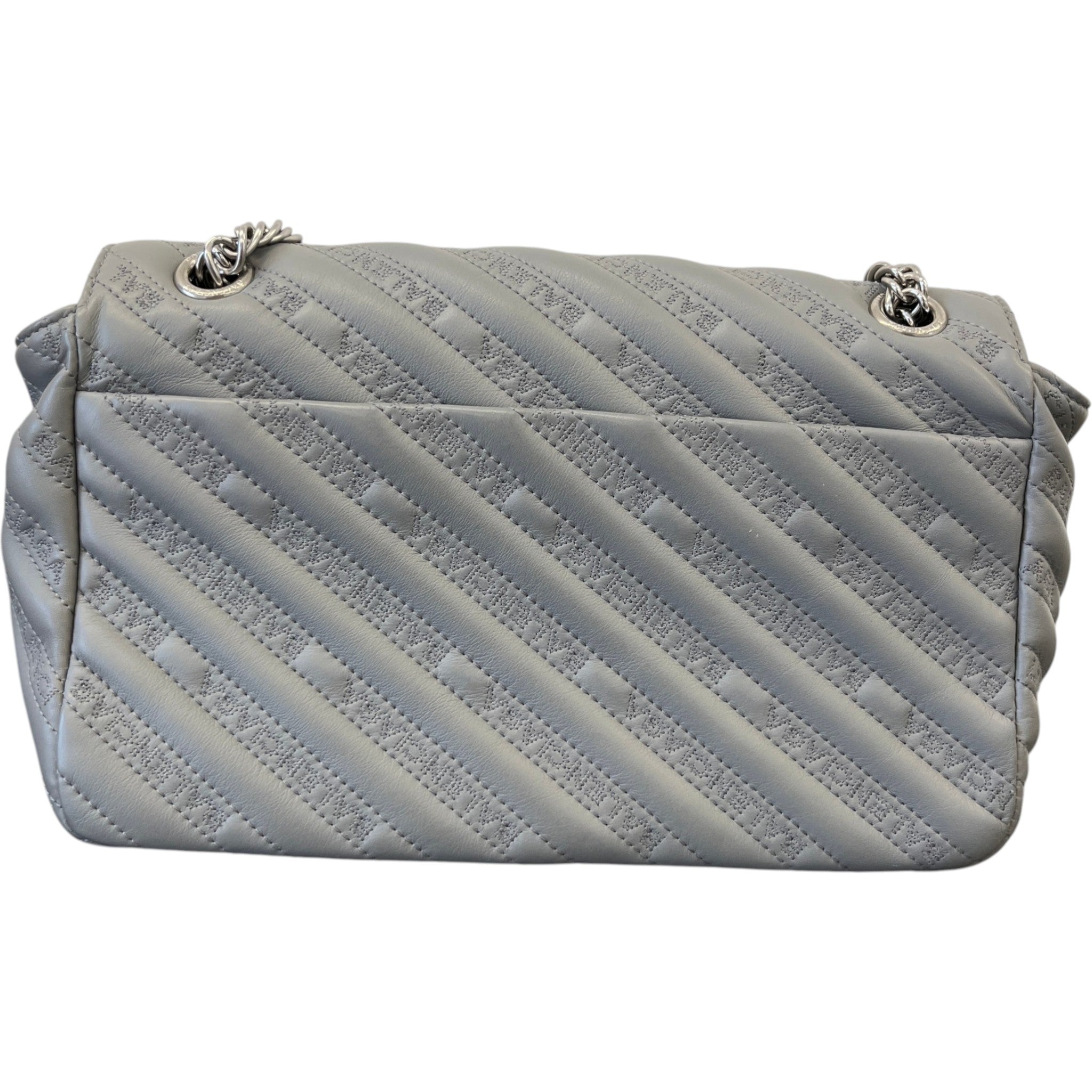 Women's Bb Quilted Embossed Bag Grey