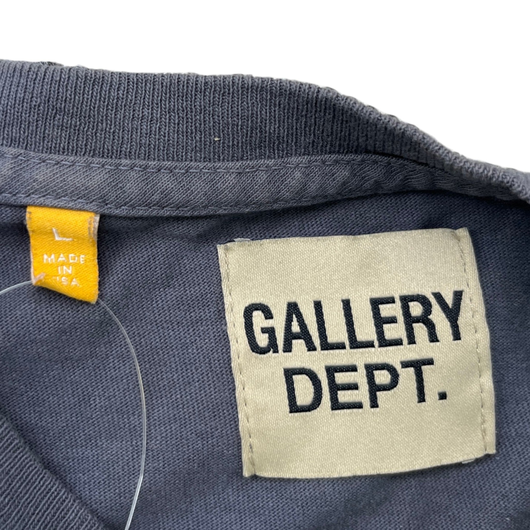 Men's Vintage Souvenir Logo T-Shirt Grey Size L
