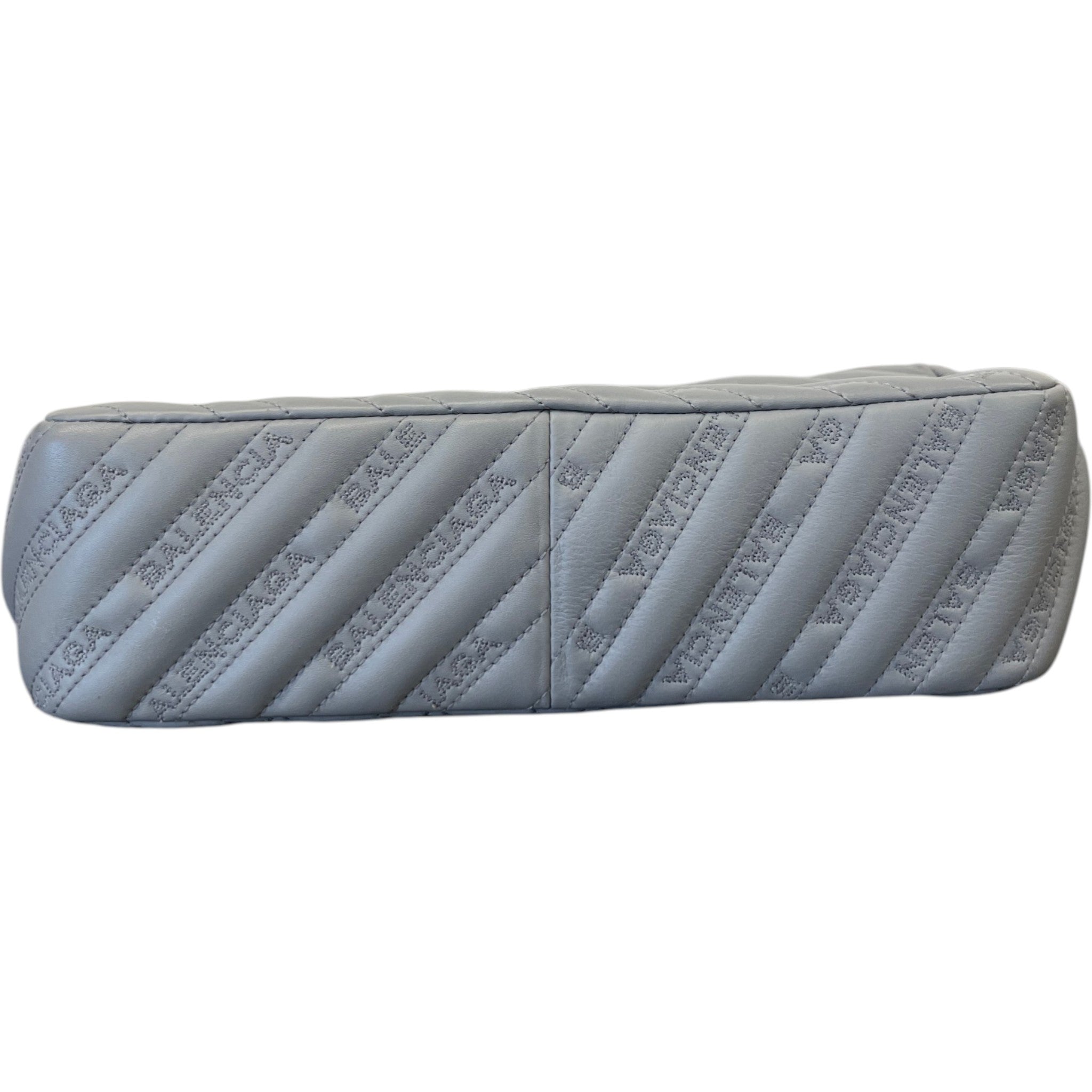 Women's Bb Quilted Embossed Bag Grey
