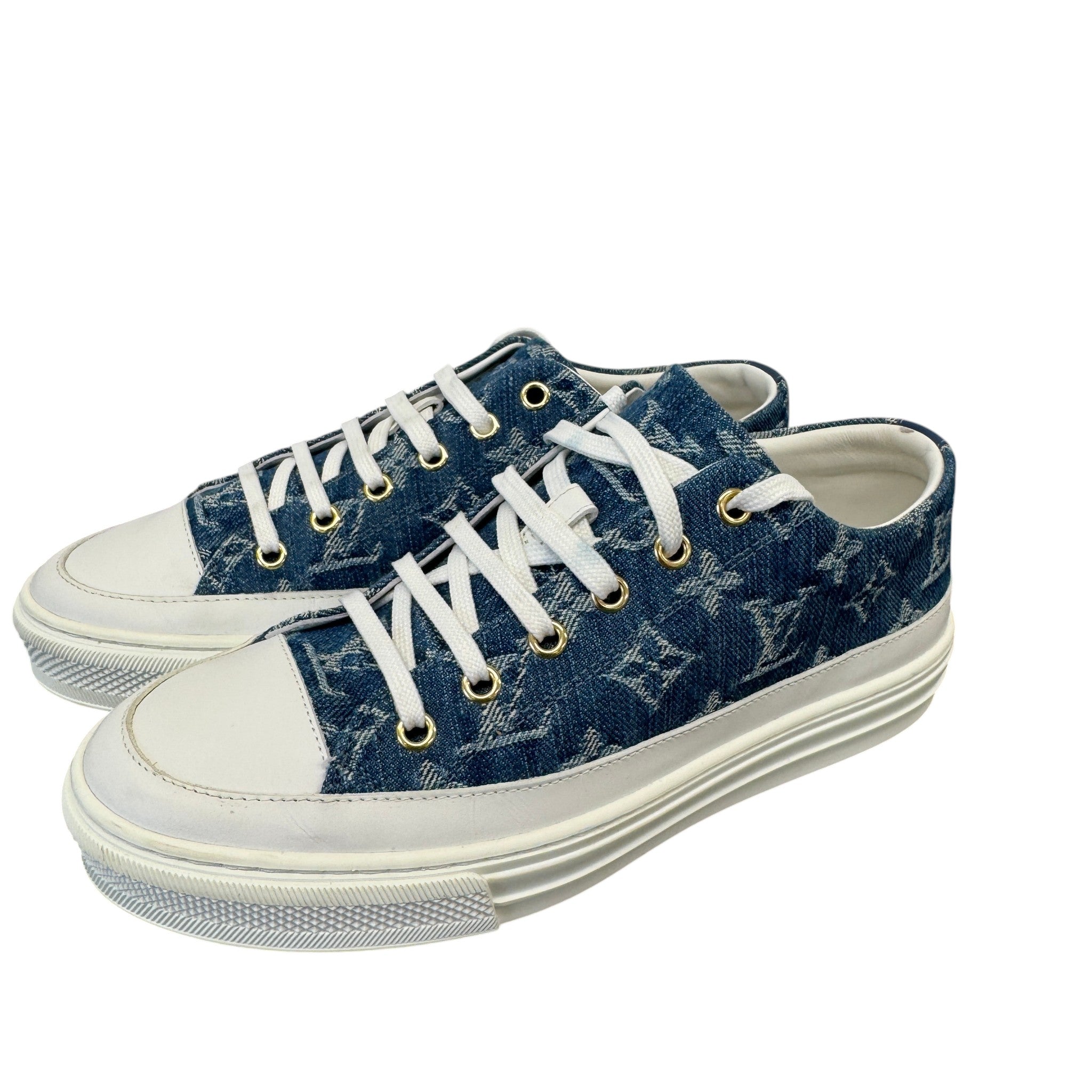 Women's Monogram Stellar Low Trainers Blue Size EU 37.5 / UK 4.5