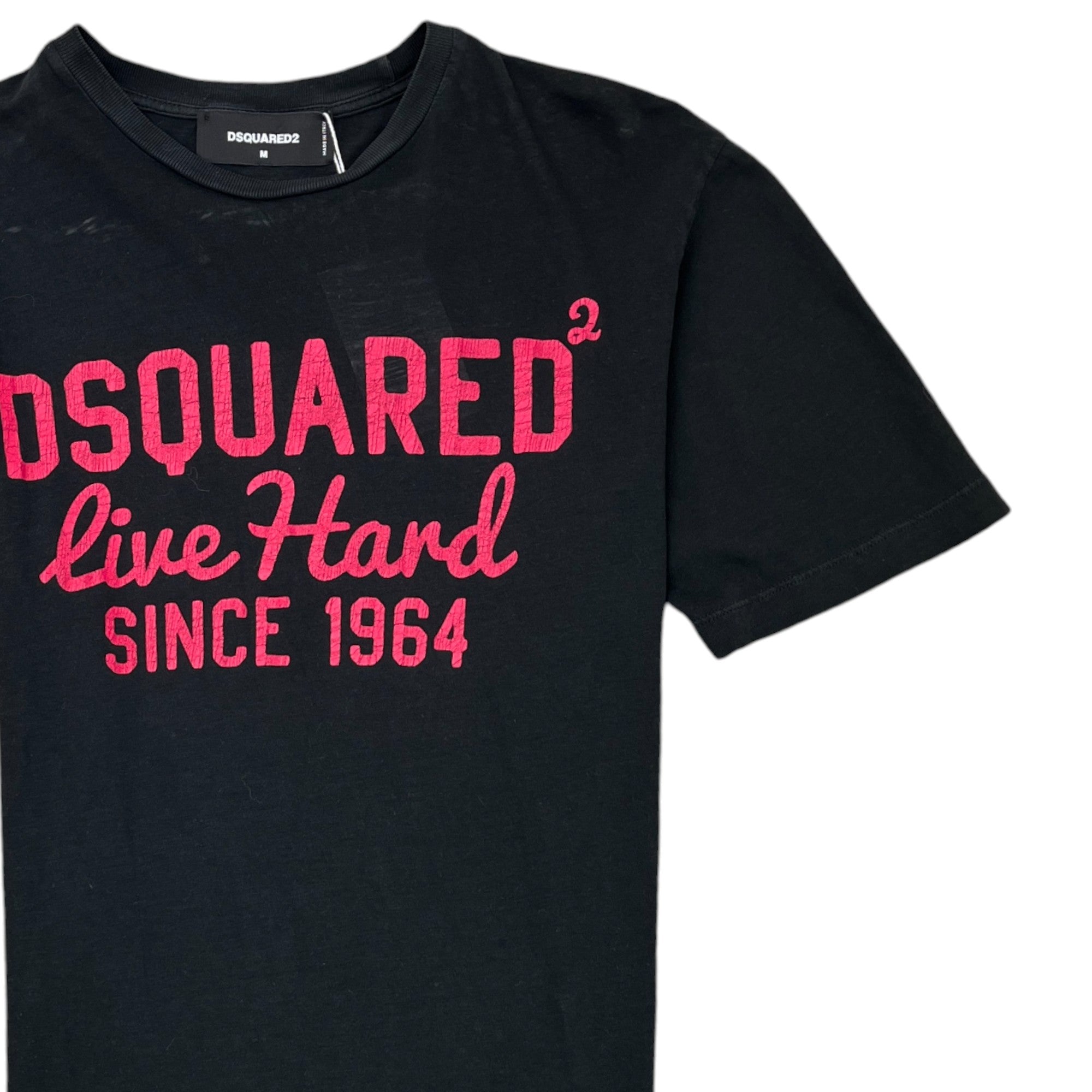 Men's Logo Print T-Shirt Black Size M