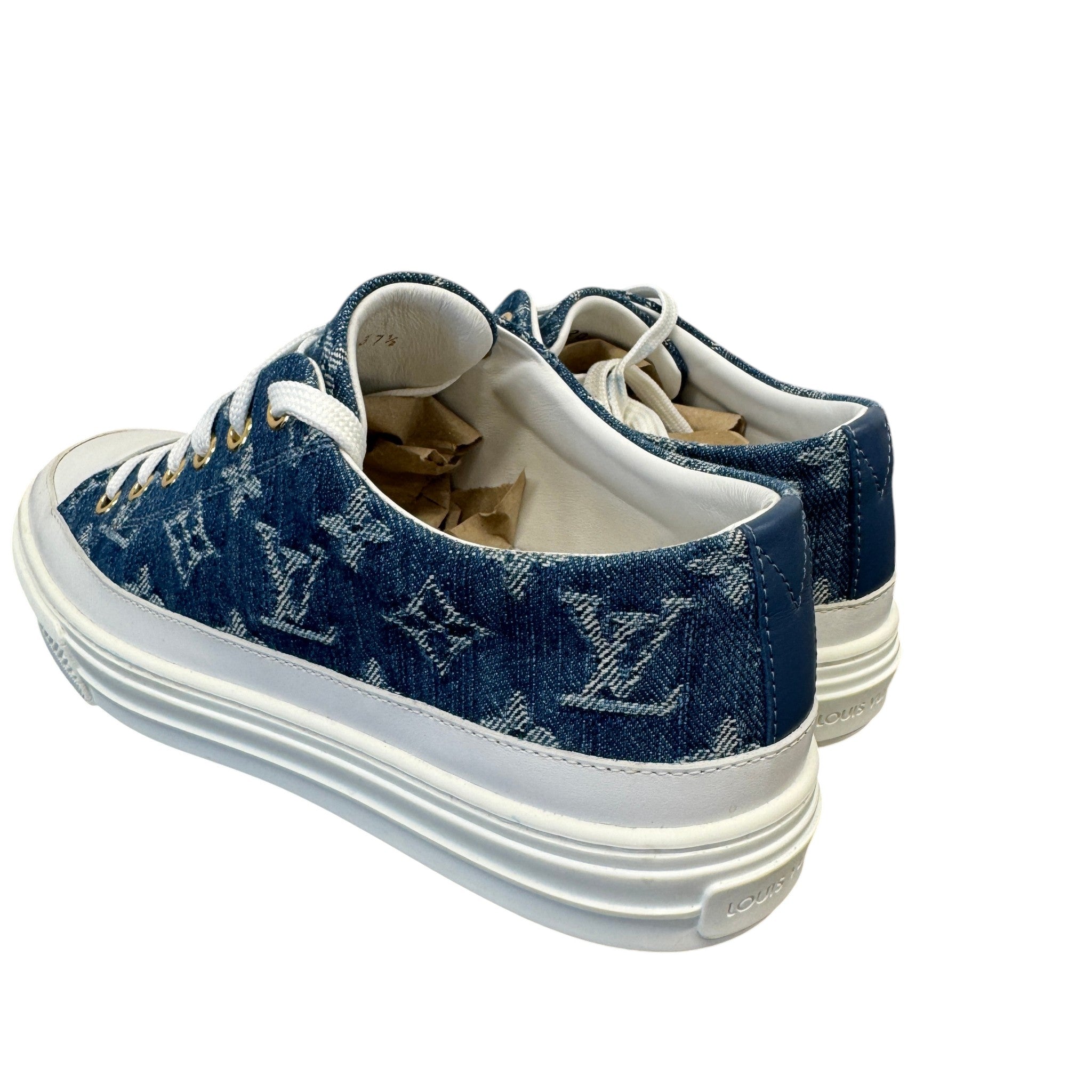 Women's Monogram Stellar Low Trainers Blue Size EU 37.5 / UK 4.5