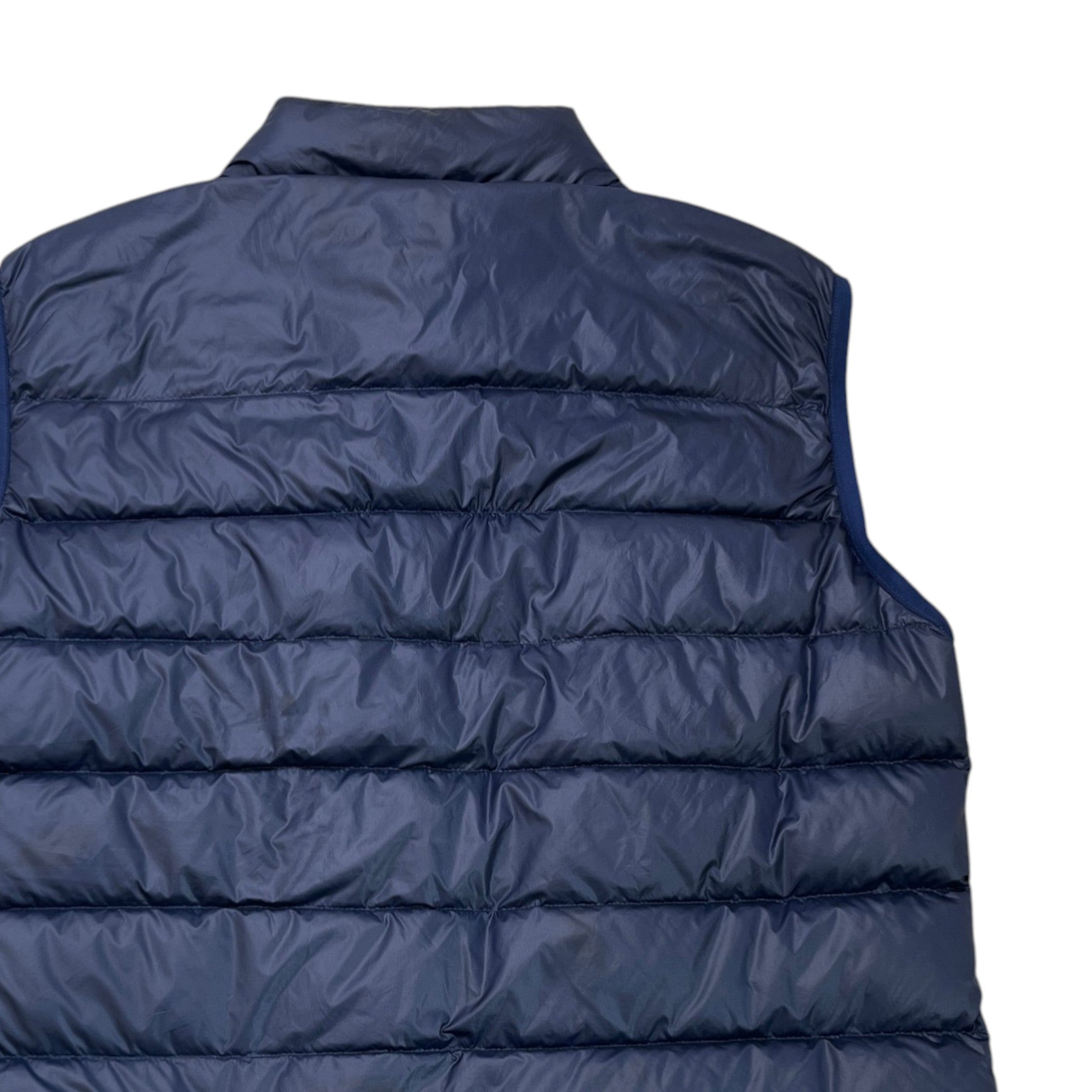 Men's Plaque Logo Gilet Navy Size IT 52 / XL