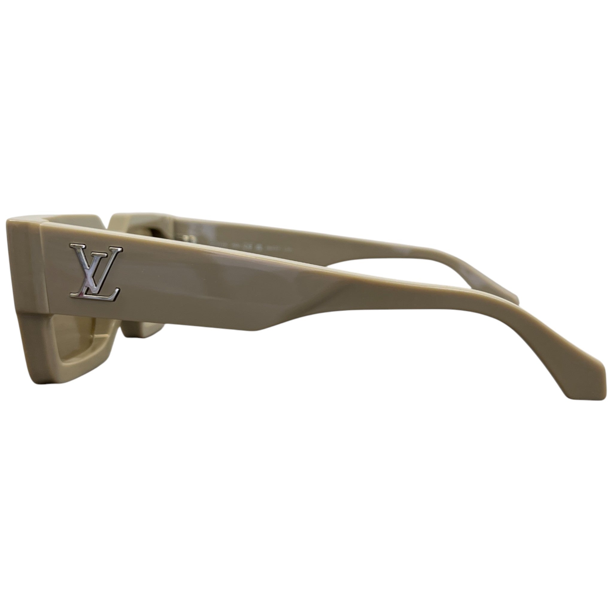 Men's Clash Square Sunglasses Beige