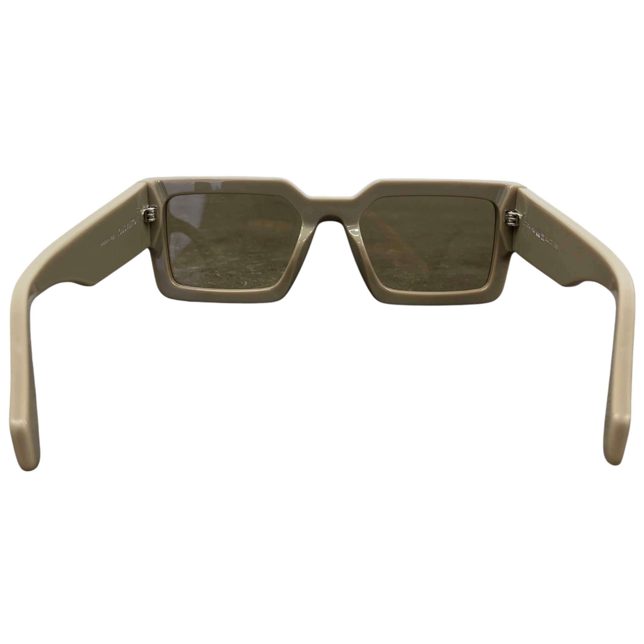 Men's Clash Square Sunglasses Beige