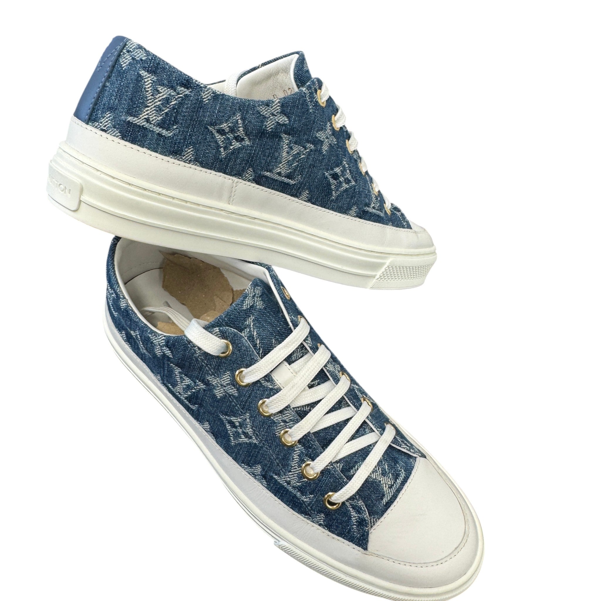 Women's Monogram Stellar Low Trainers Blue Size EU 37.5 / UK 4.5