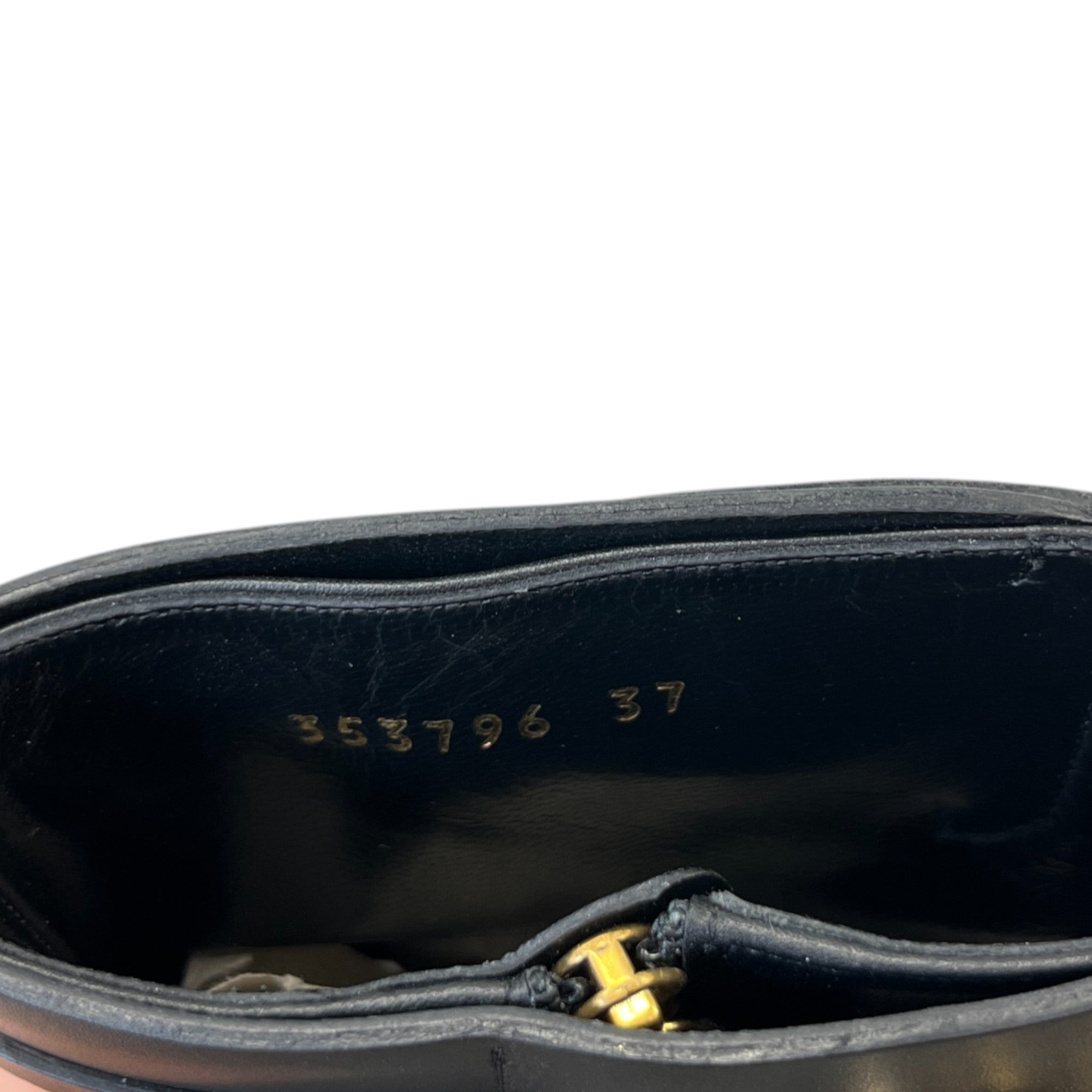 Women's Horsebit Ankle Boots Black Size EU 37 / UK 4