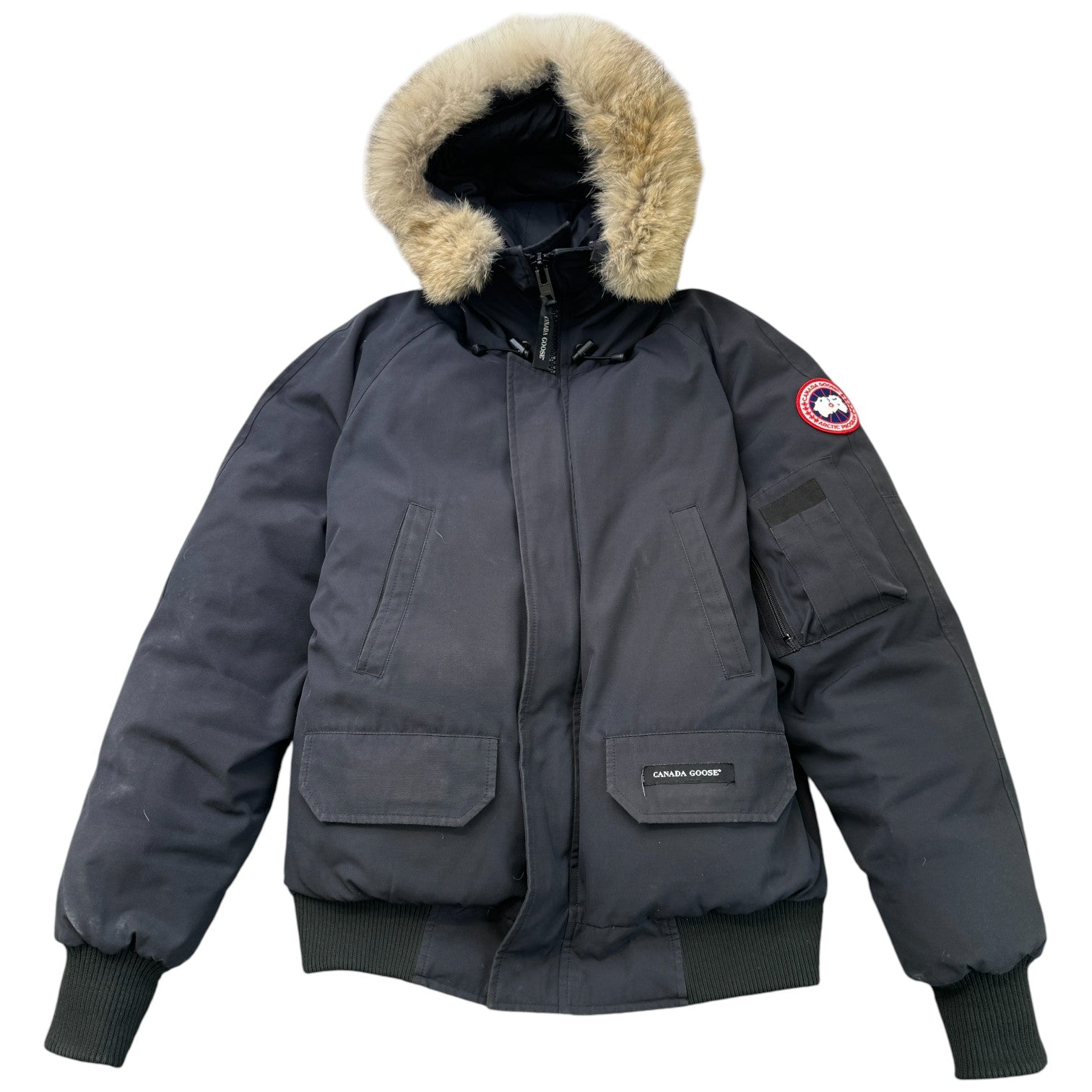 Men's Chilliwack Bomber Down Jacket Grey Size S
