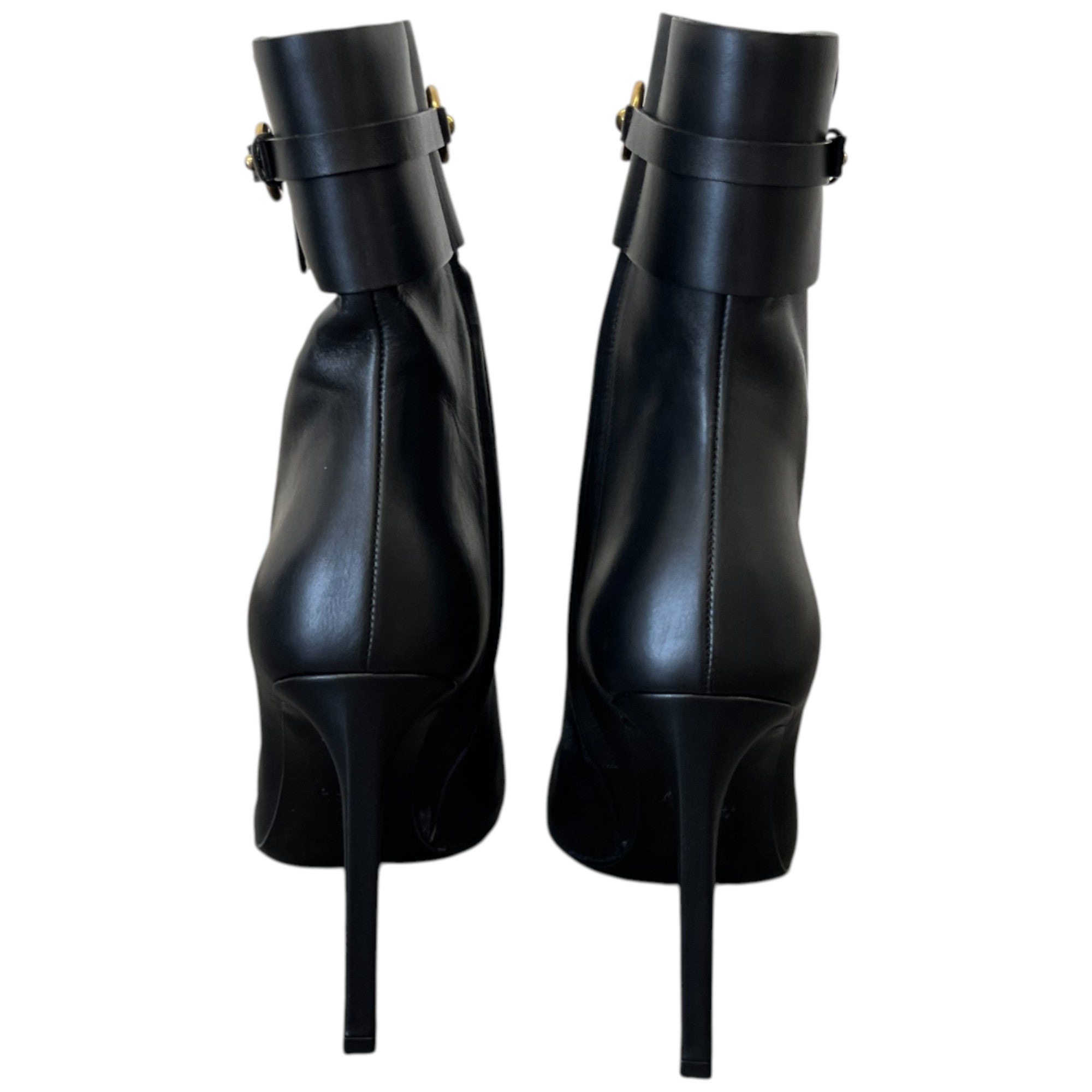 Women's Horsebit Ankle Boots Black Size EU 37 / UK 4