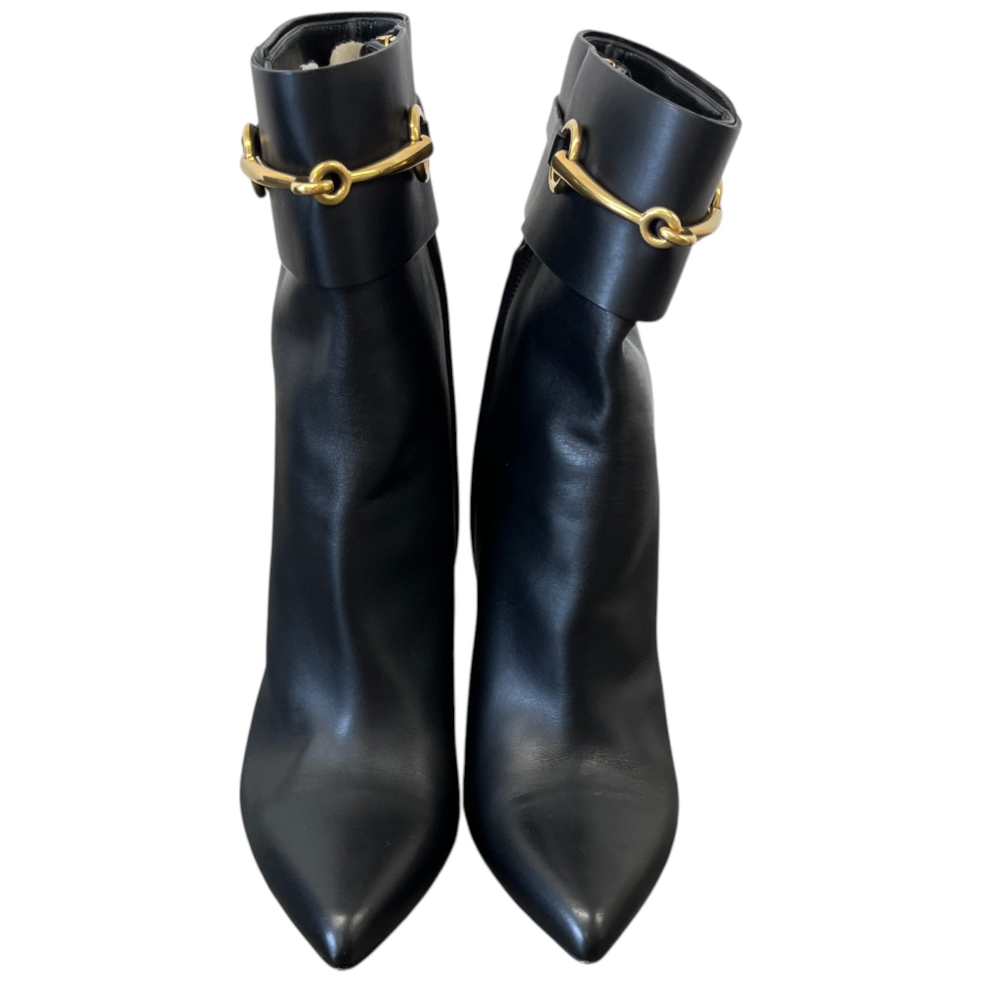 Women's Horsebit Ankle Boots Black Size EU 37 / UK 4