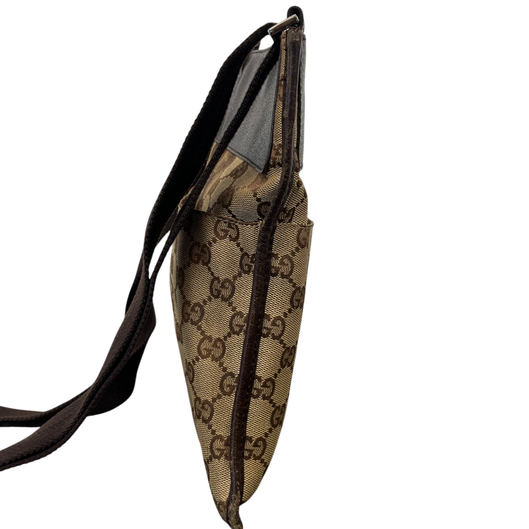 Women's Vintage Gg Monogram Messenger Bag Brown