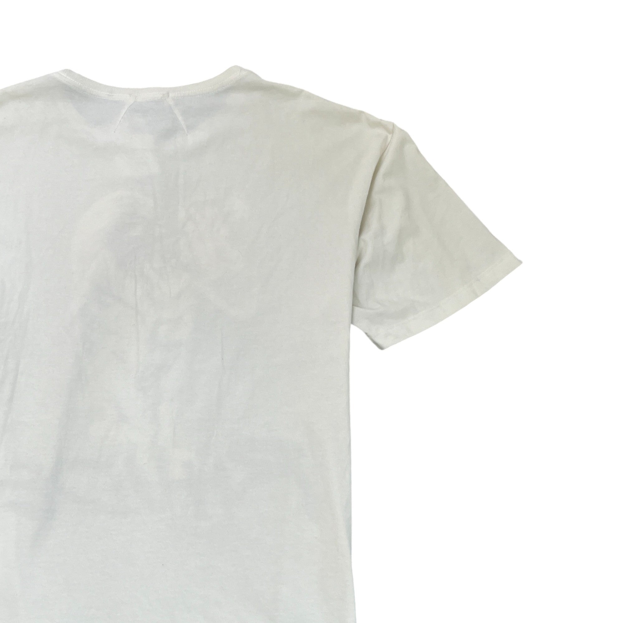 Men's Tiger Print T-Shirt White Size L