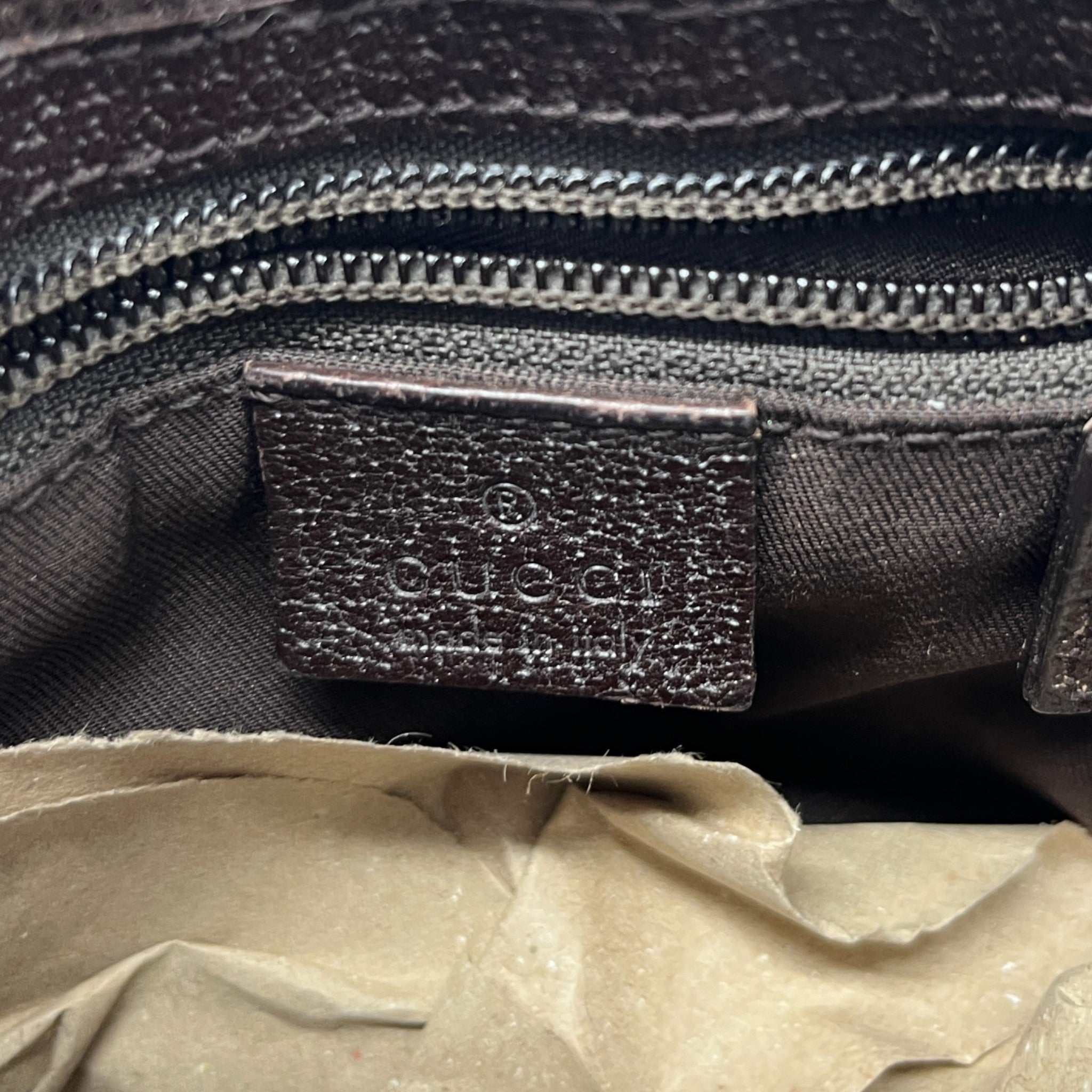 Women's Vintage Gg Monogram Messenger Bag Brown