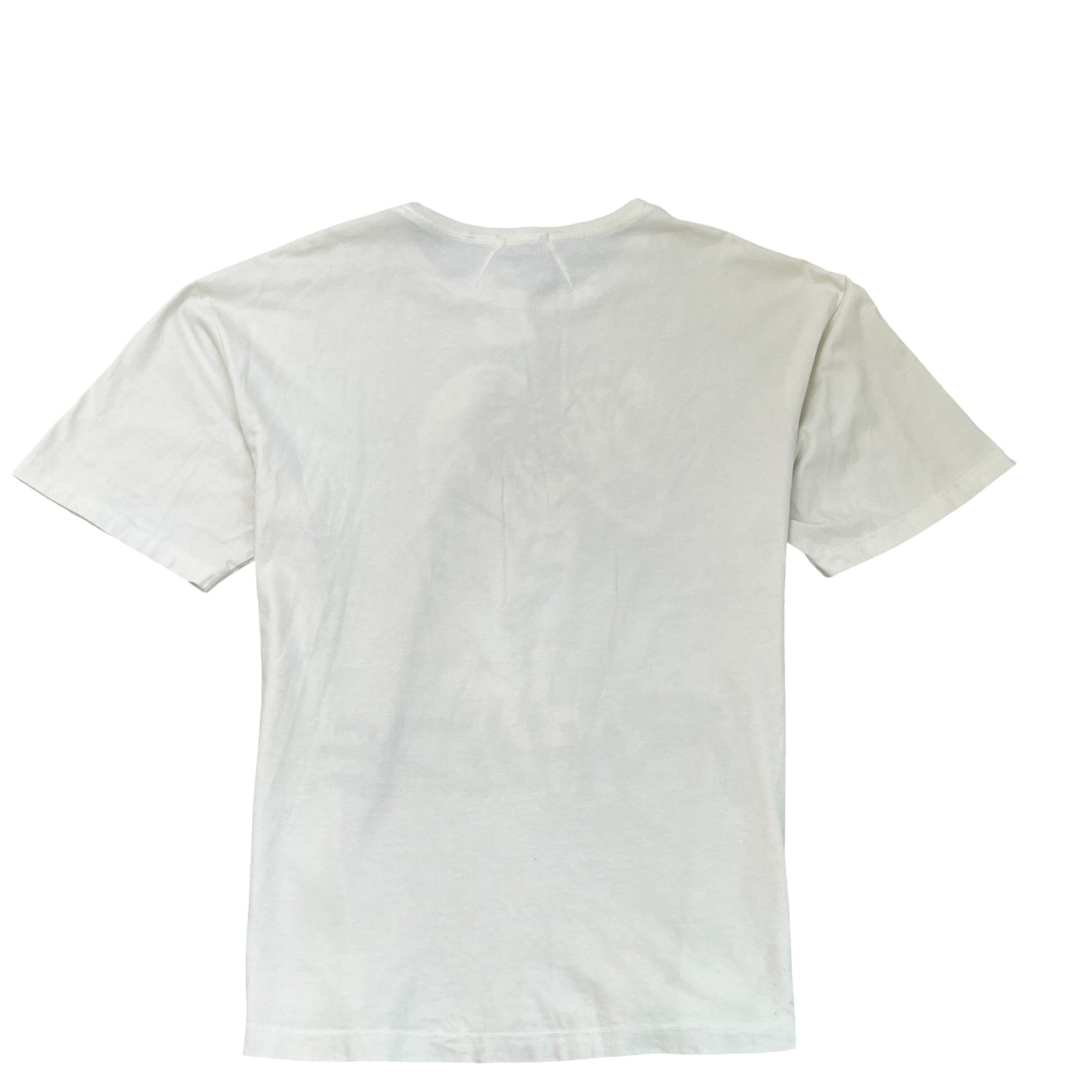 Men's Tiger Print T-Shirt White Size L