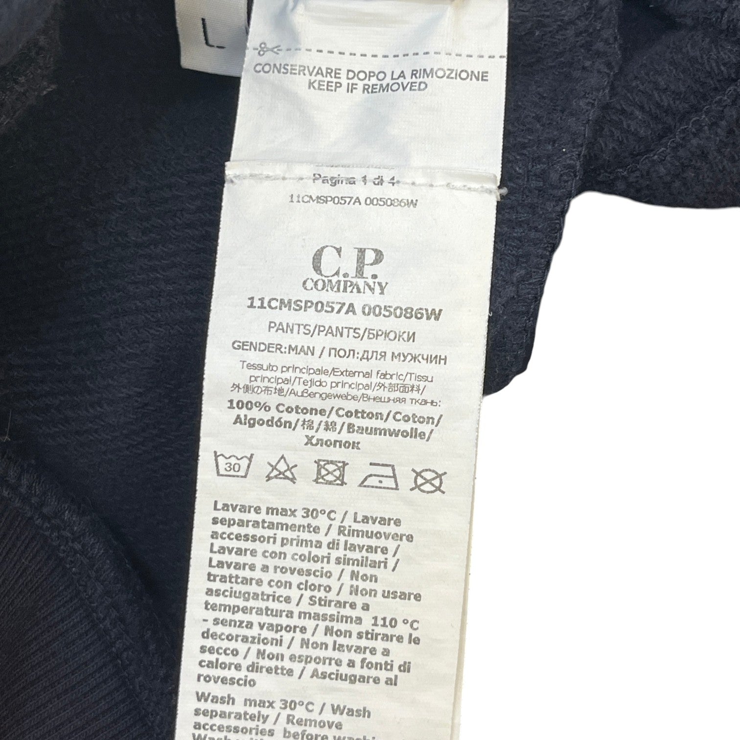 Men's Lens Joggers Navy Size L