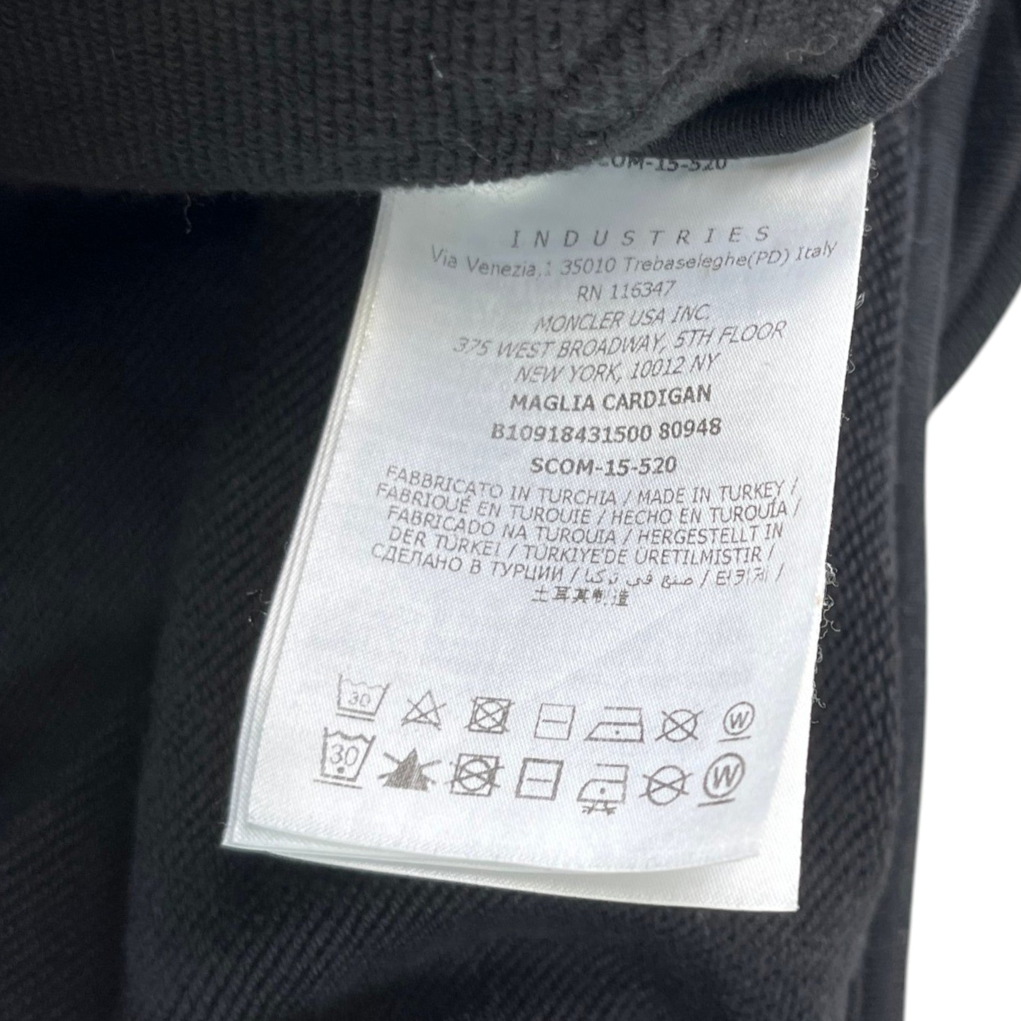 Men's Maglia Hoodie Black Size M