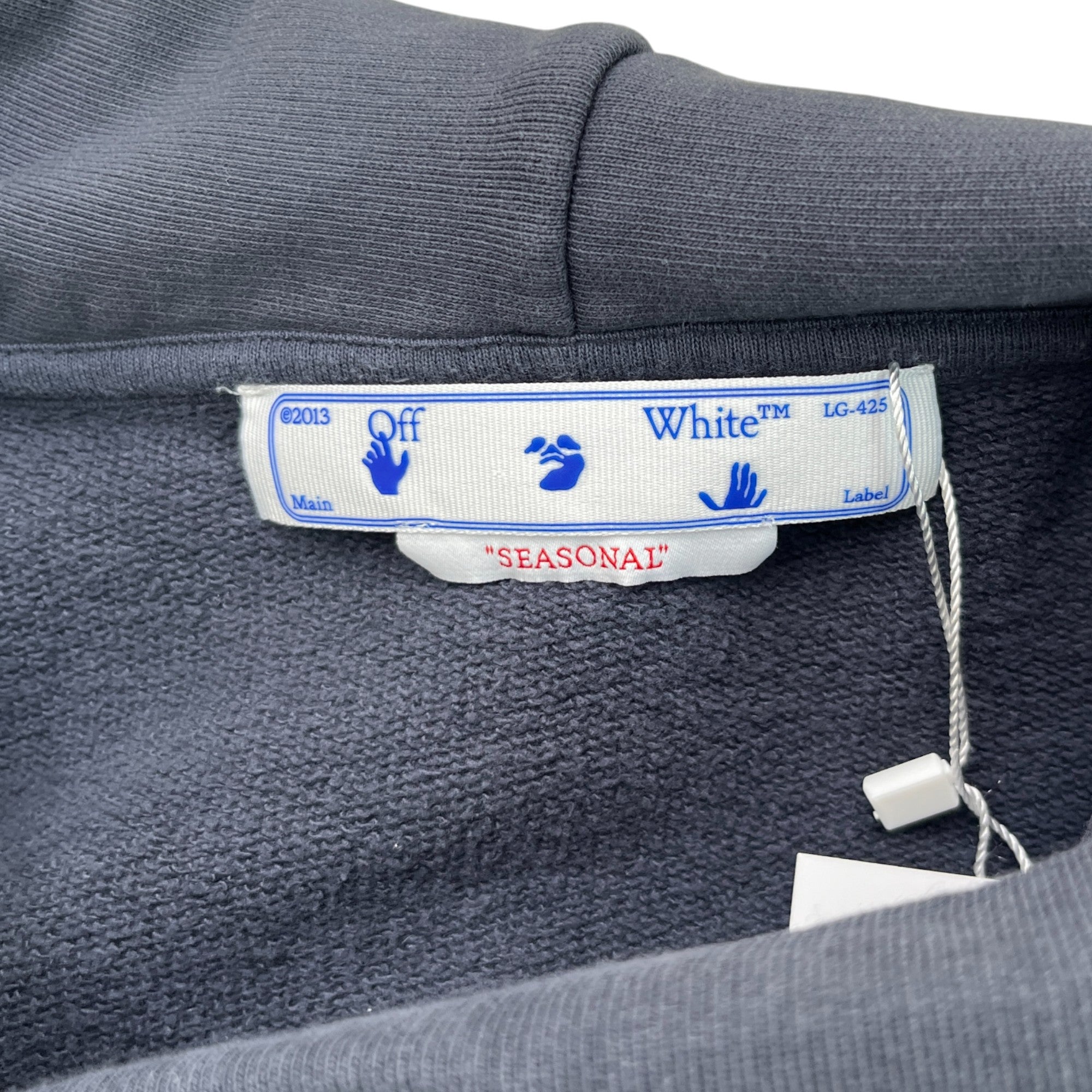 Men's Degrade Thunder Arrow Logo Hoodie Charcoal Size M