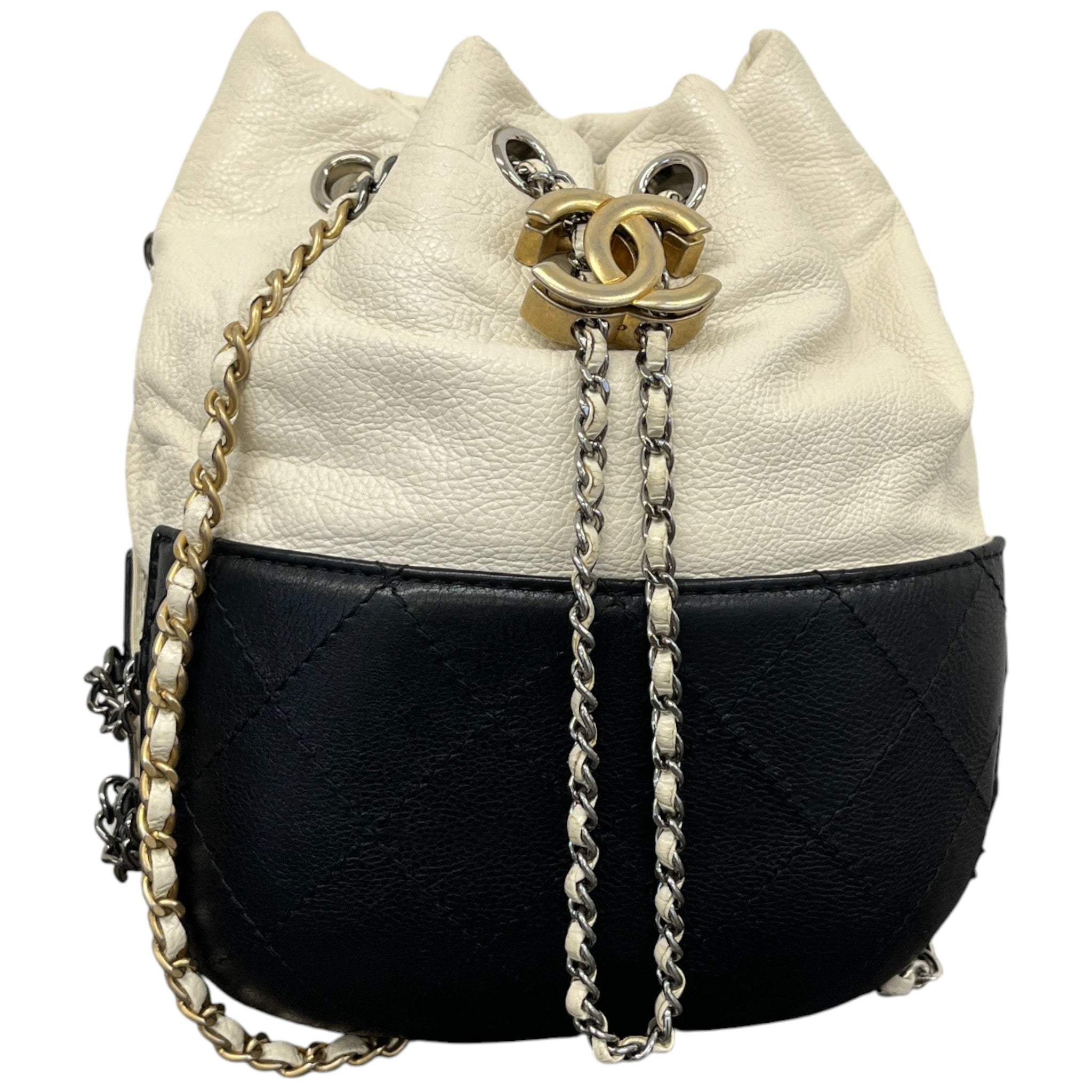 Women's Gabrielle Small Bucket Bag White