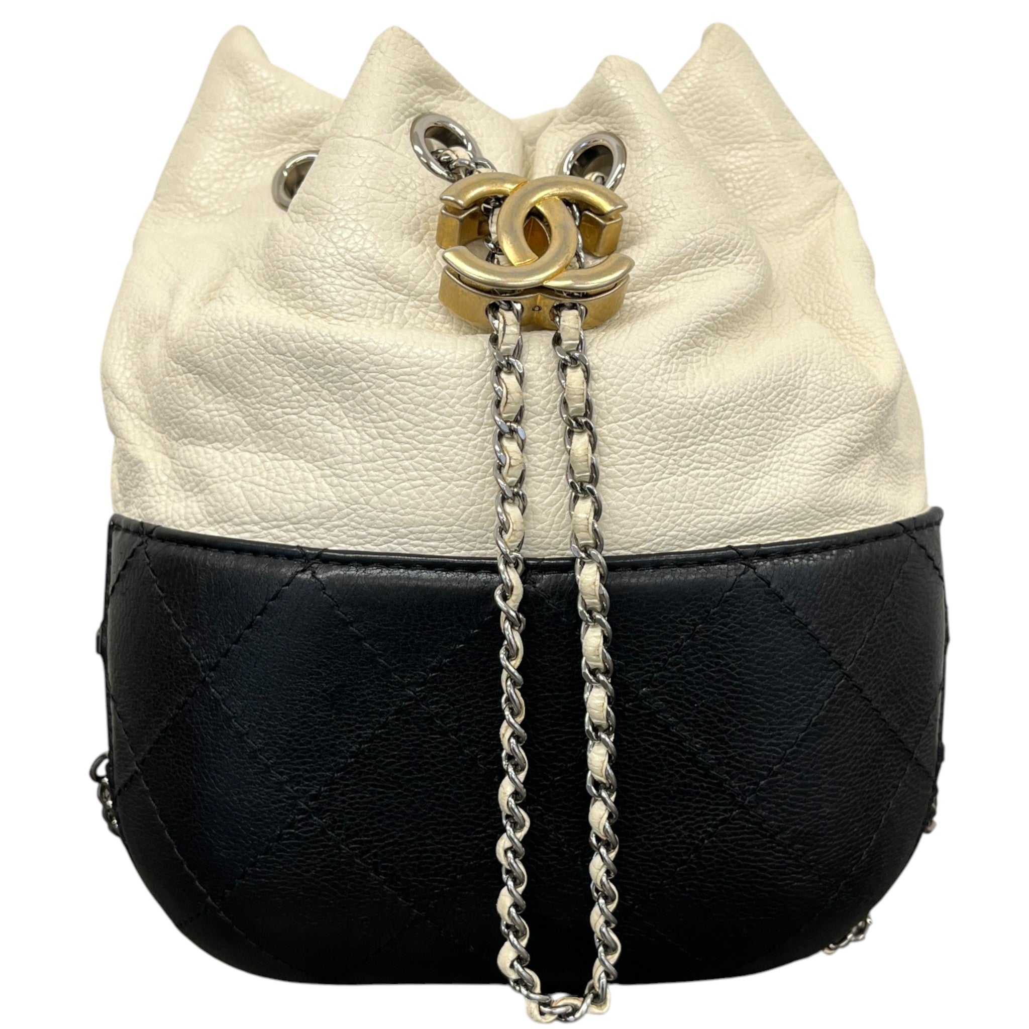 Women's Gabrielle Small Bucket Bag White