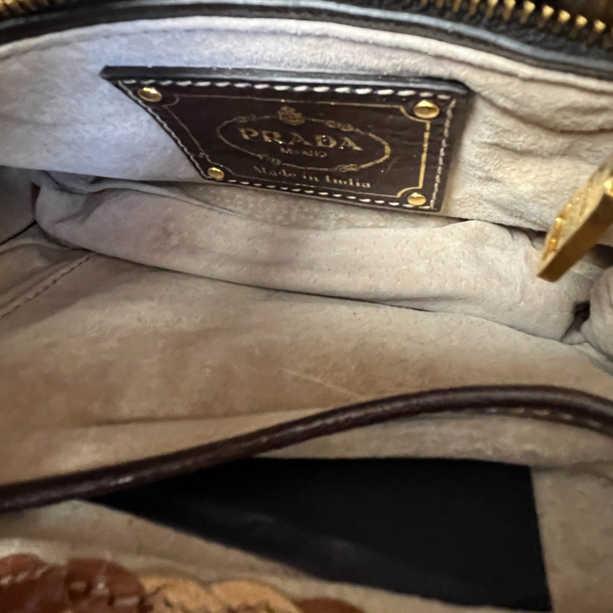 Women's Madras Woven Crossbody Bag Brown