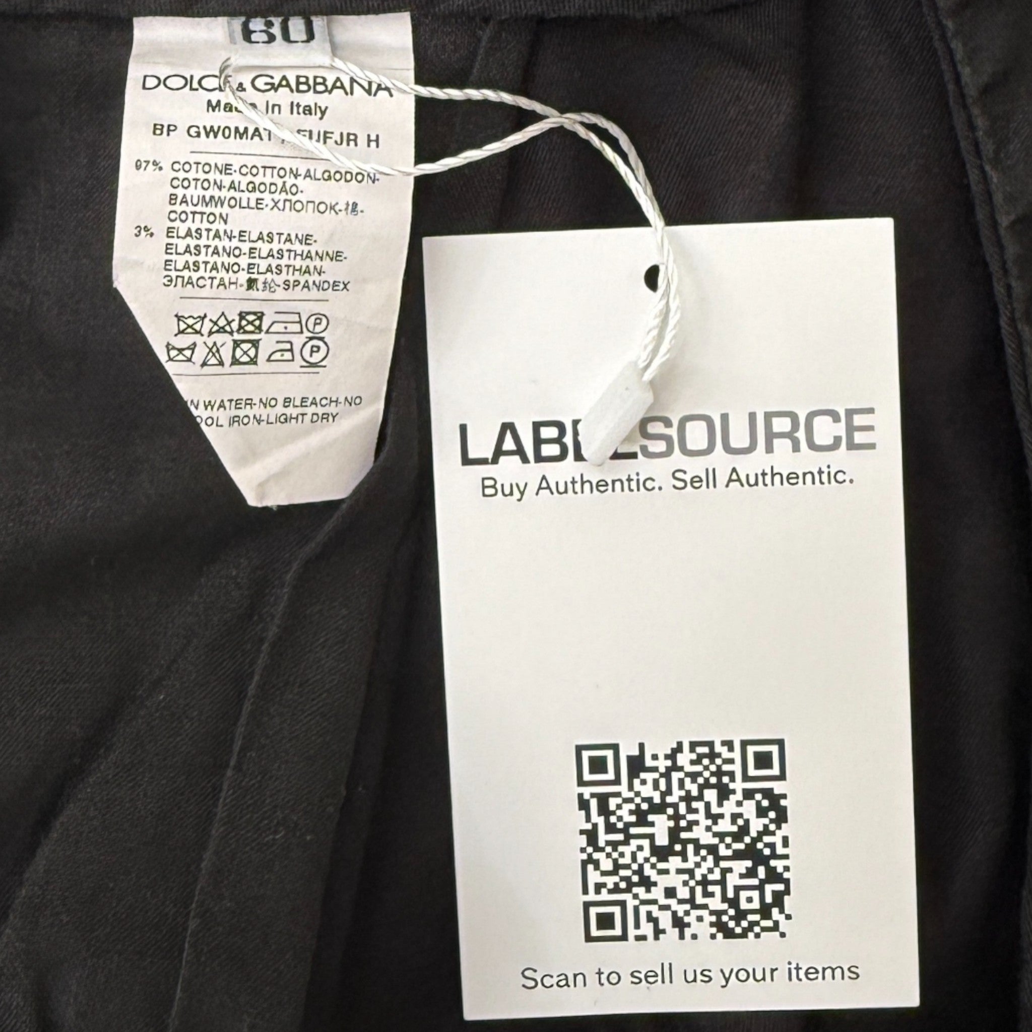 Men's Chino Waist 44" Shorts Black Size IT 60 / UK 44