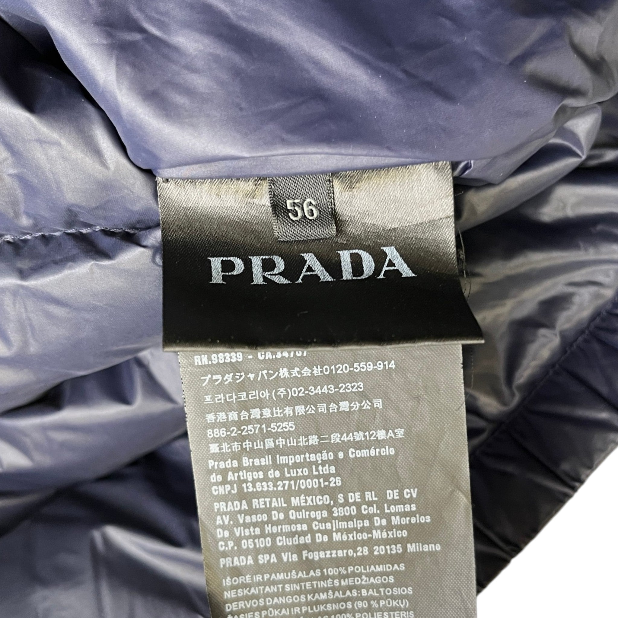 Men's Plaque Logo Gilet Navy Size IT 56 / XXXL