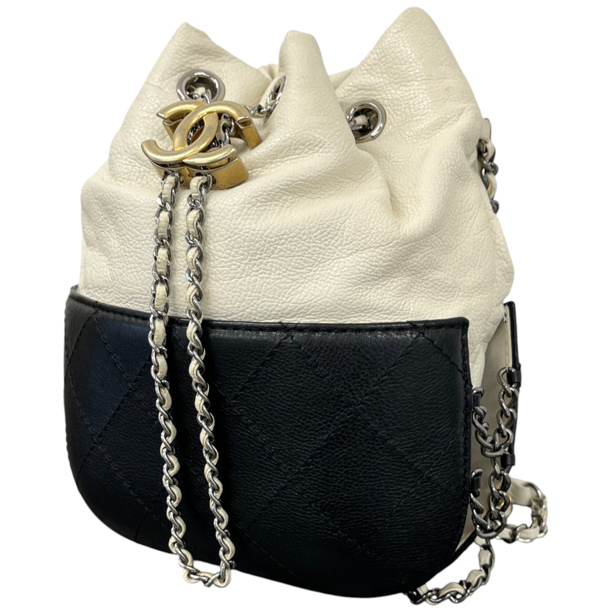 Women's Gabrielle Small Bucket Bag White