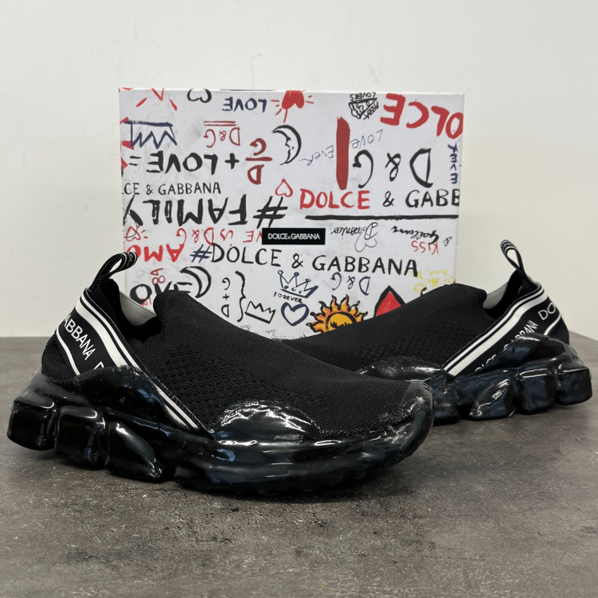 Women's Sorrento Slip On Low Trainers Black Size EU 39.5 / UK 6.5